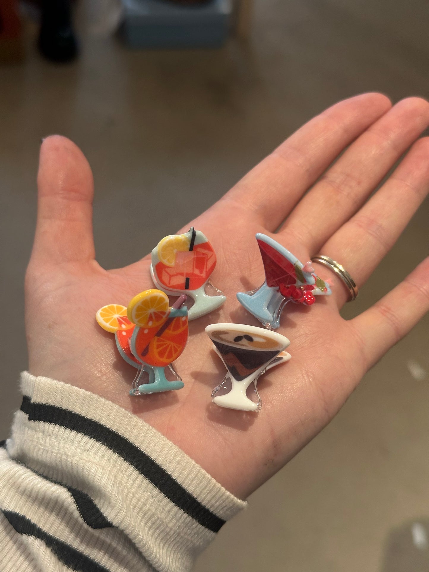 Cocktail Mini Hair Claws