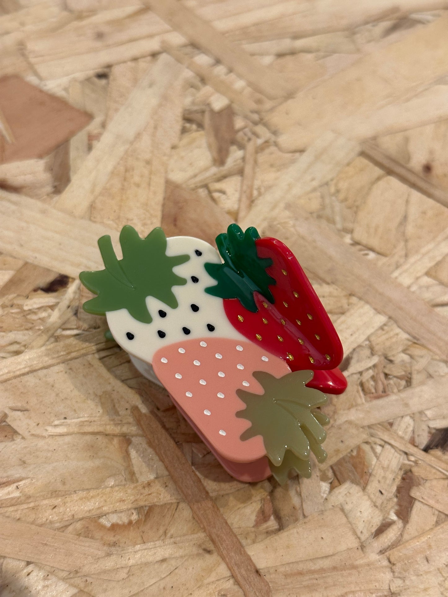 Bunch of Strawberry Hair Claw