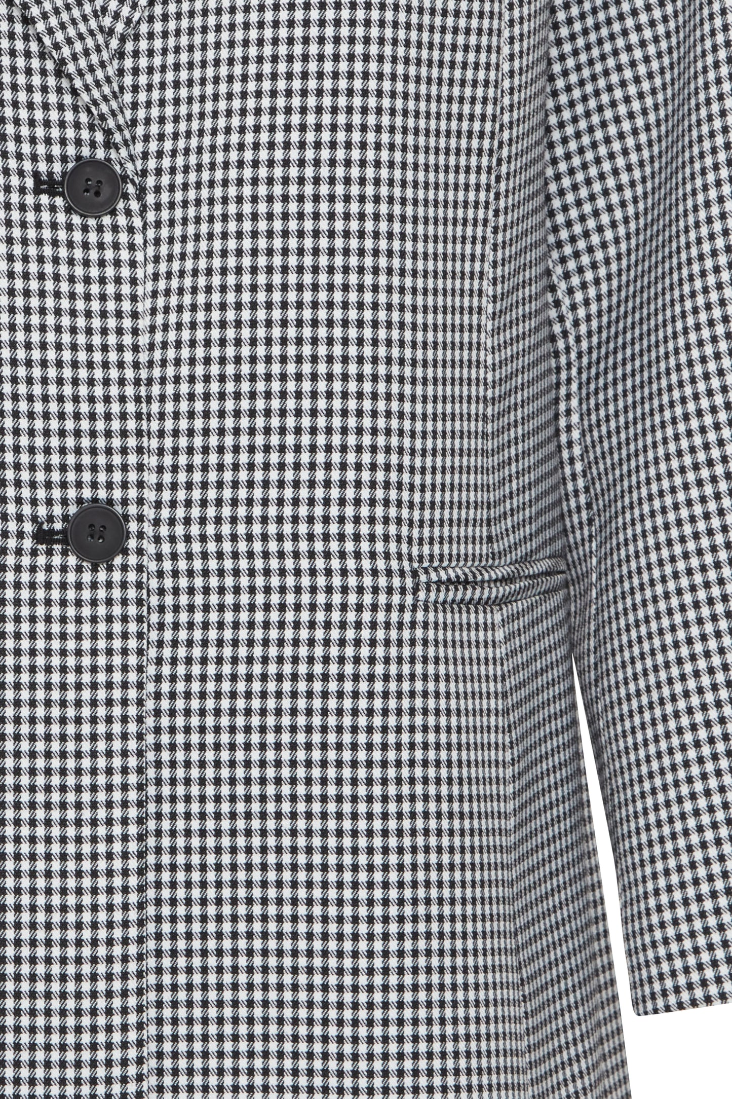 IxFrala Black and White Checked Blazer
