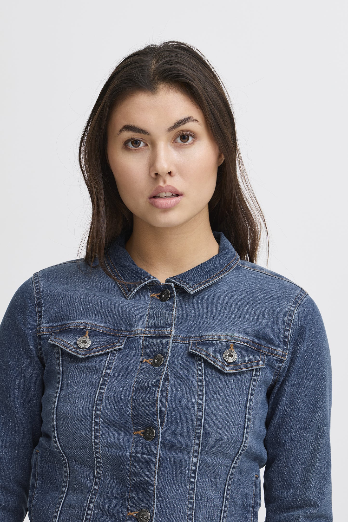 Ihbilly Medium Wash Denim Jacket