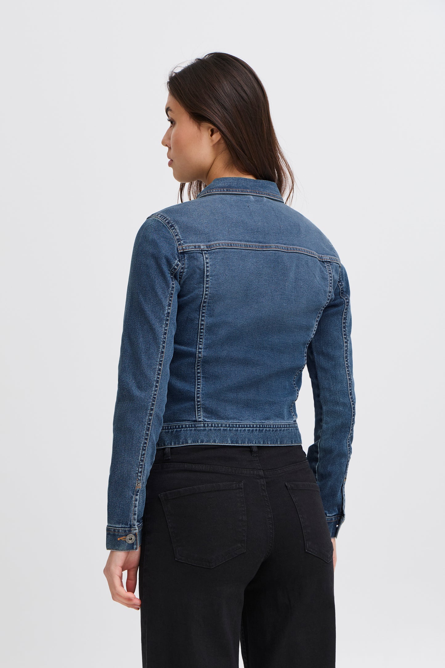 Ihbilly Medium Wash Denim Jacket