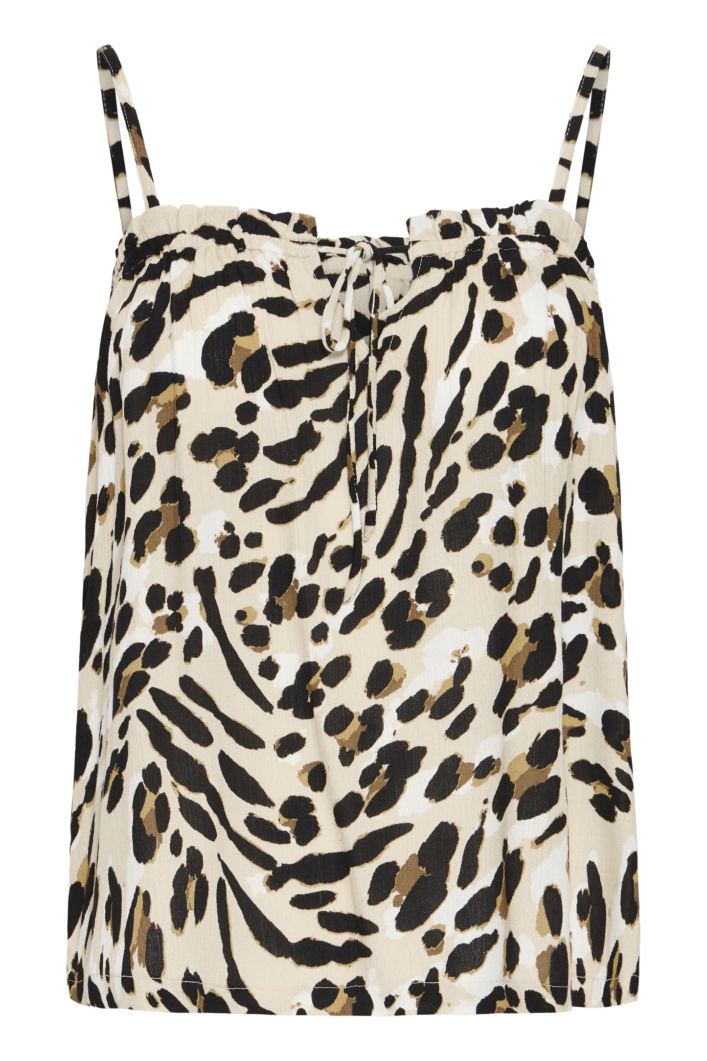 Ihmarrakech Top - Brown Leopard Strppy