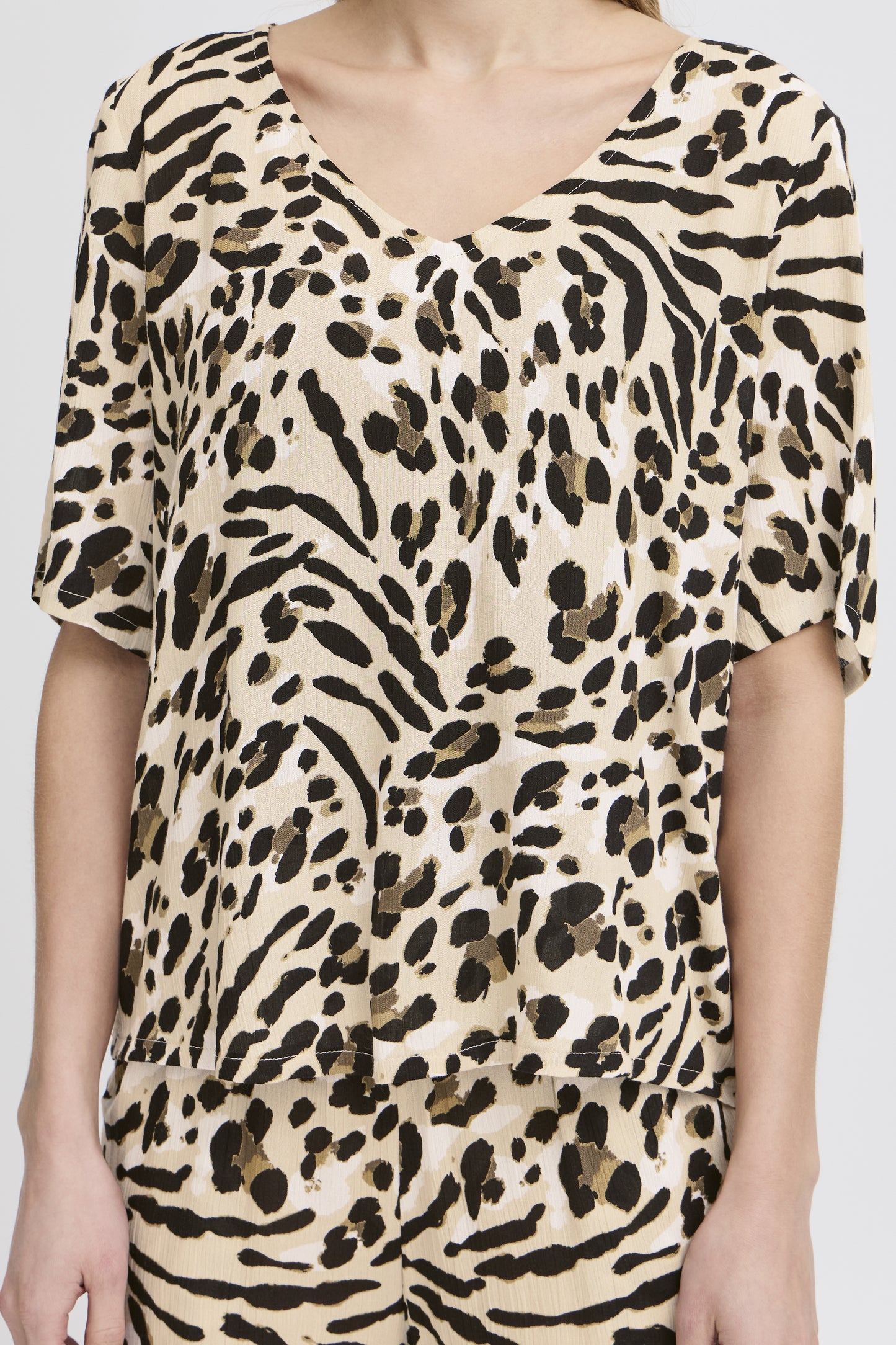 Ihmarrakech Caribou Animal Print Top