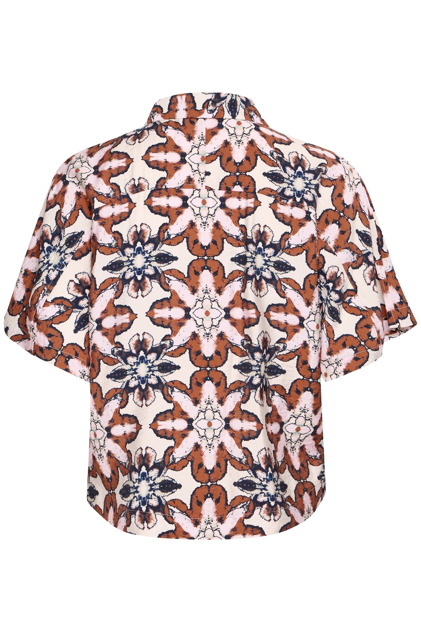 Ihzasha Patterned Shirt Folklore Flower
