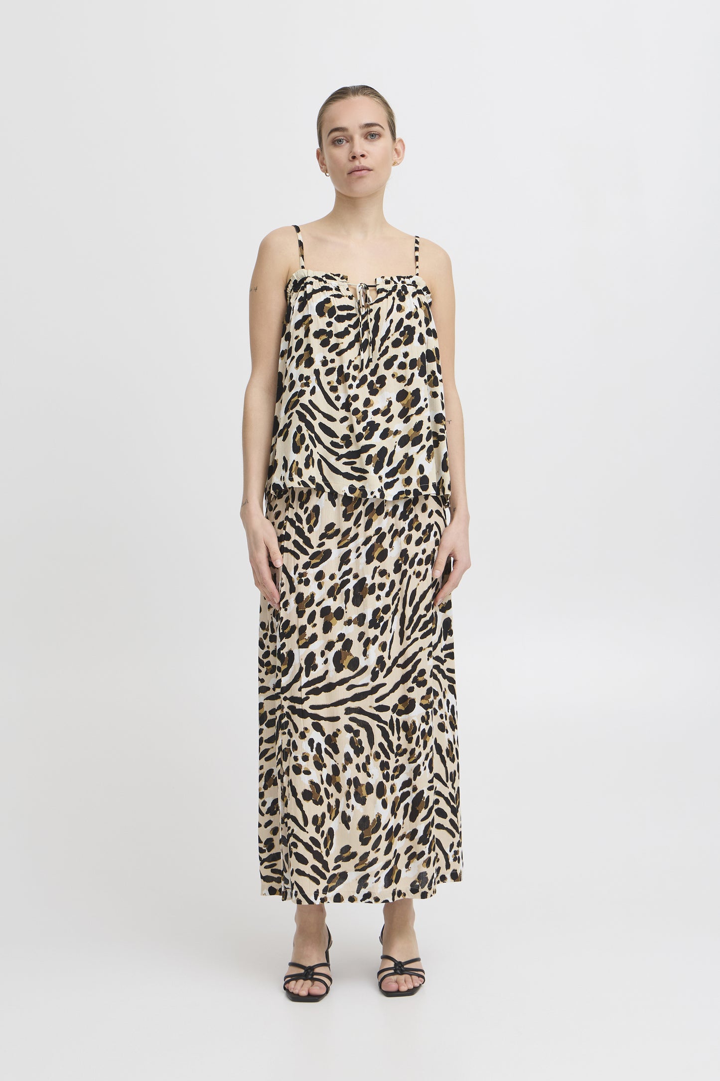 Ihmarrakech Skirt - Brown Leopard
