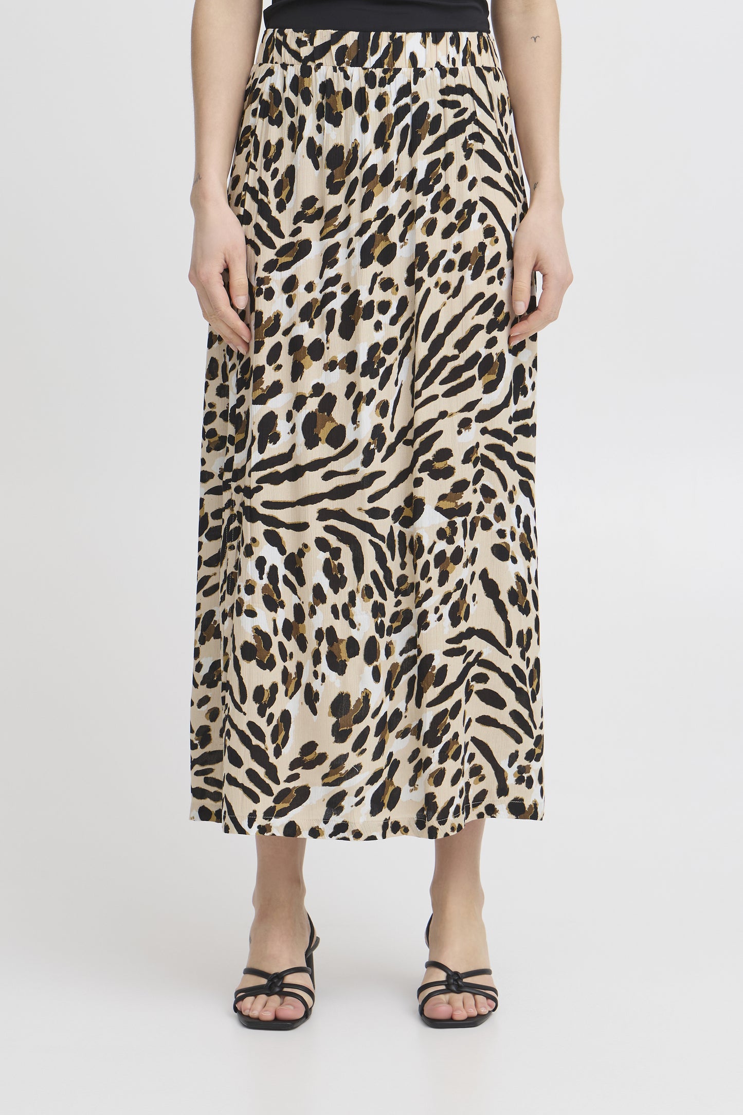 Ihmarrakech Skirt - Brown Leopard