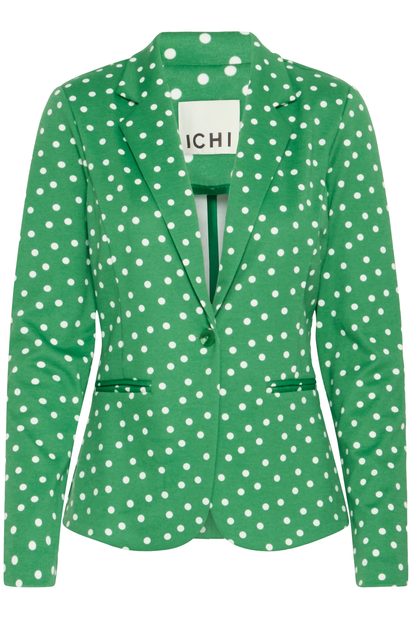 Ihkate Polka Dot Blazer - Green