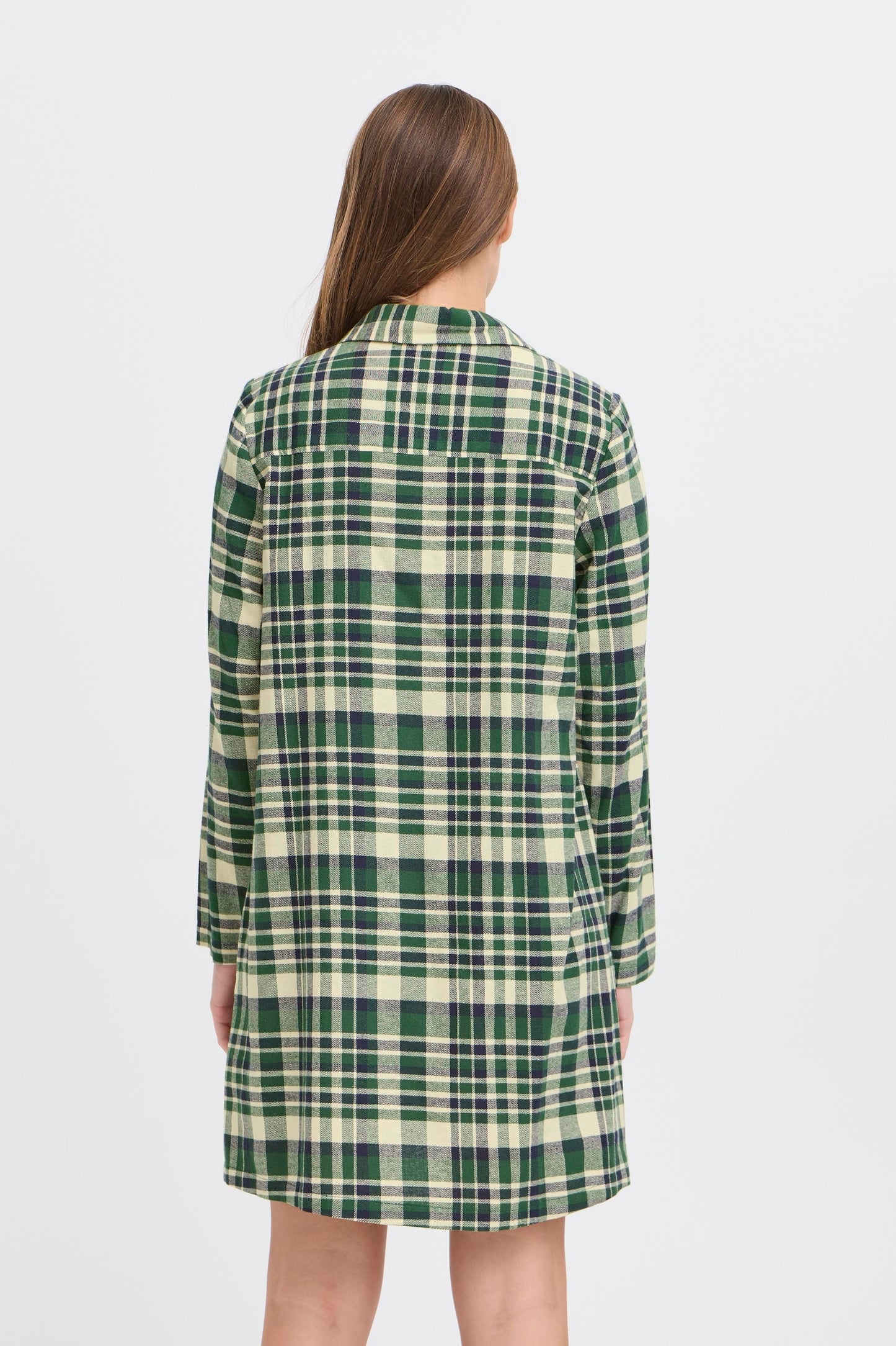 Ihtamanna Dress - Pineneedle Check