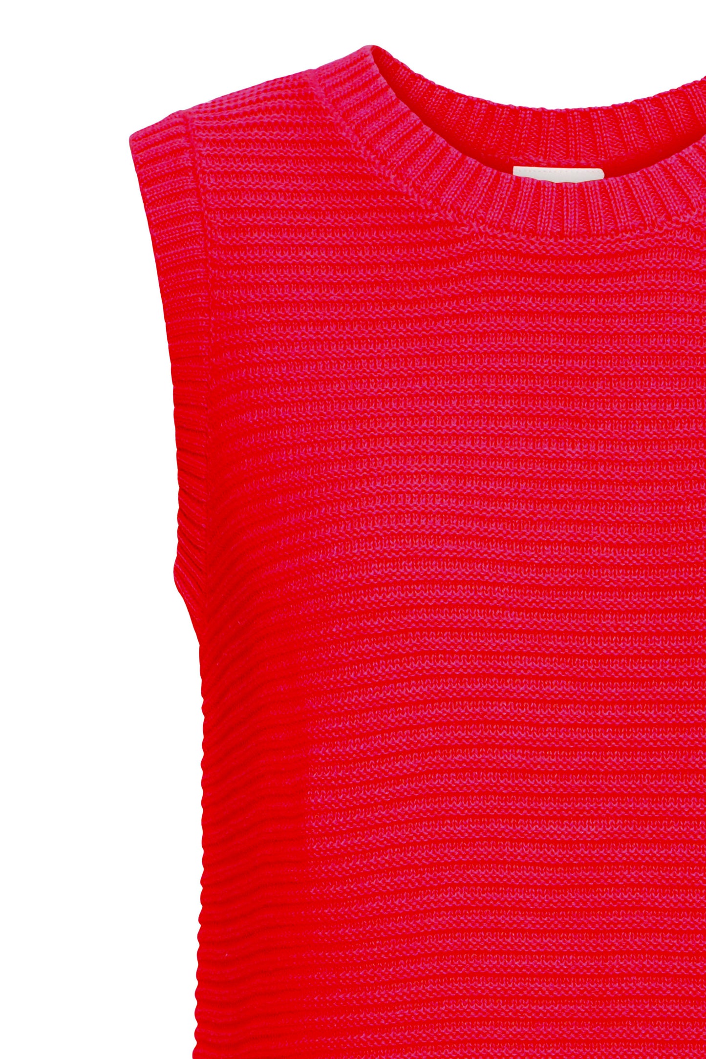 Ihdotties Waistcoat - Knitted Tie Back Red