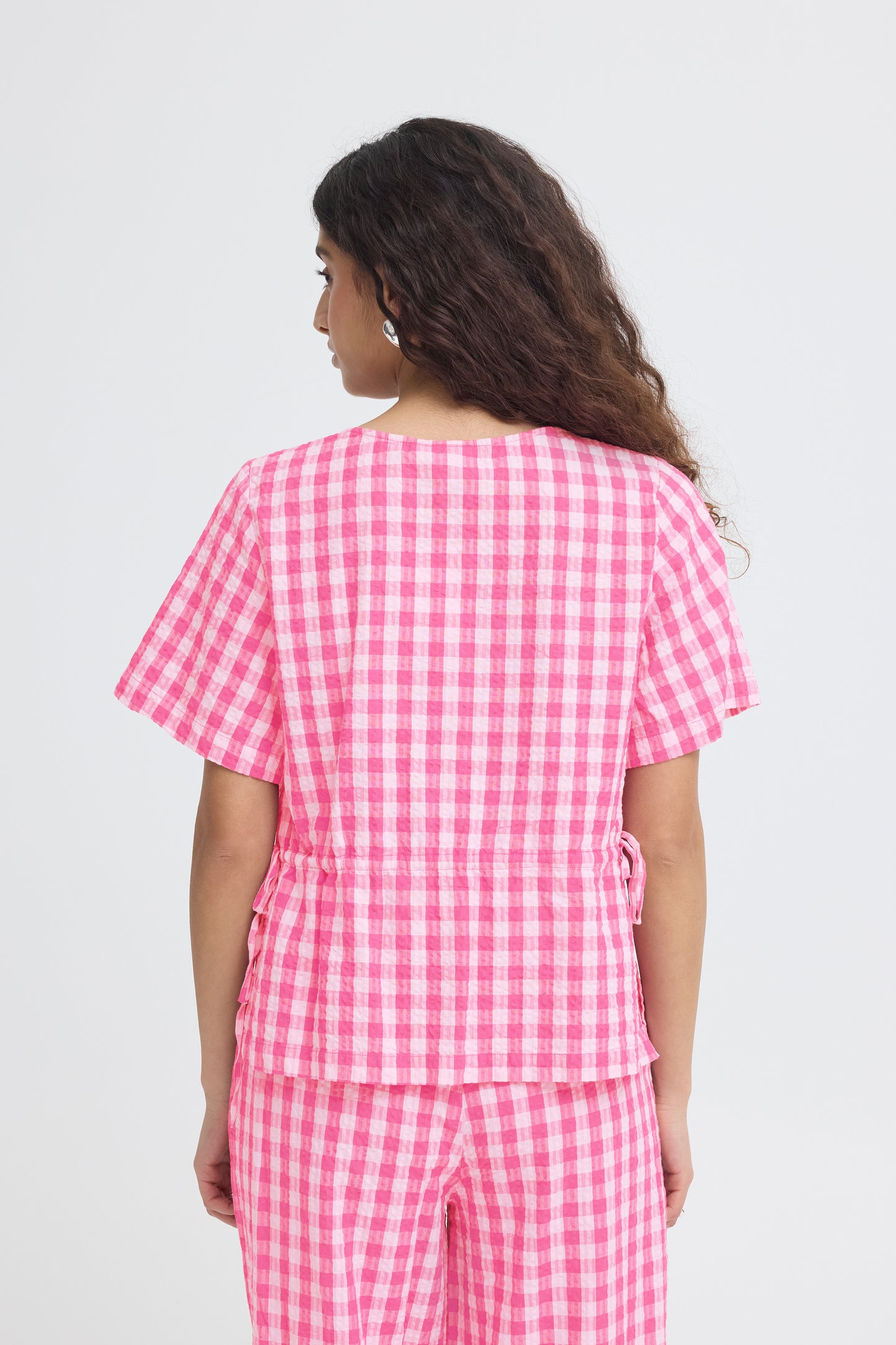 Ihfelicia Top - Very Berry Gingham