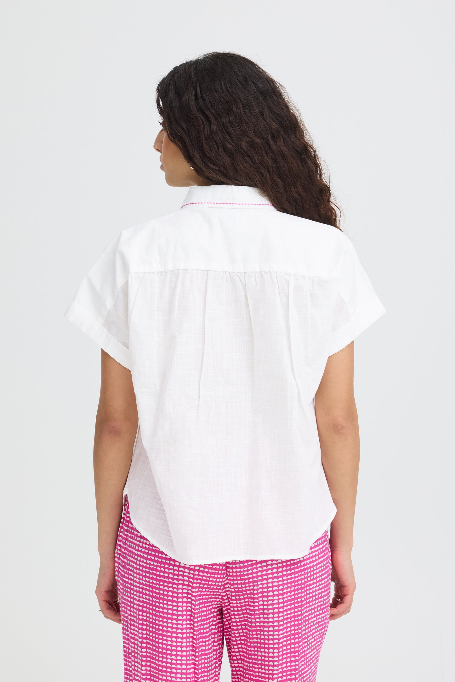 Ihloliva Shirt - White Flowers