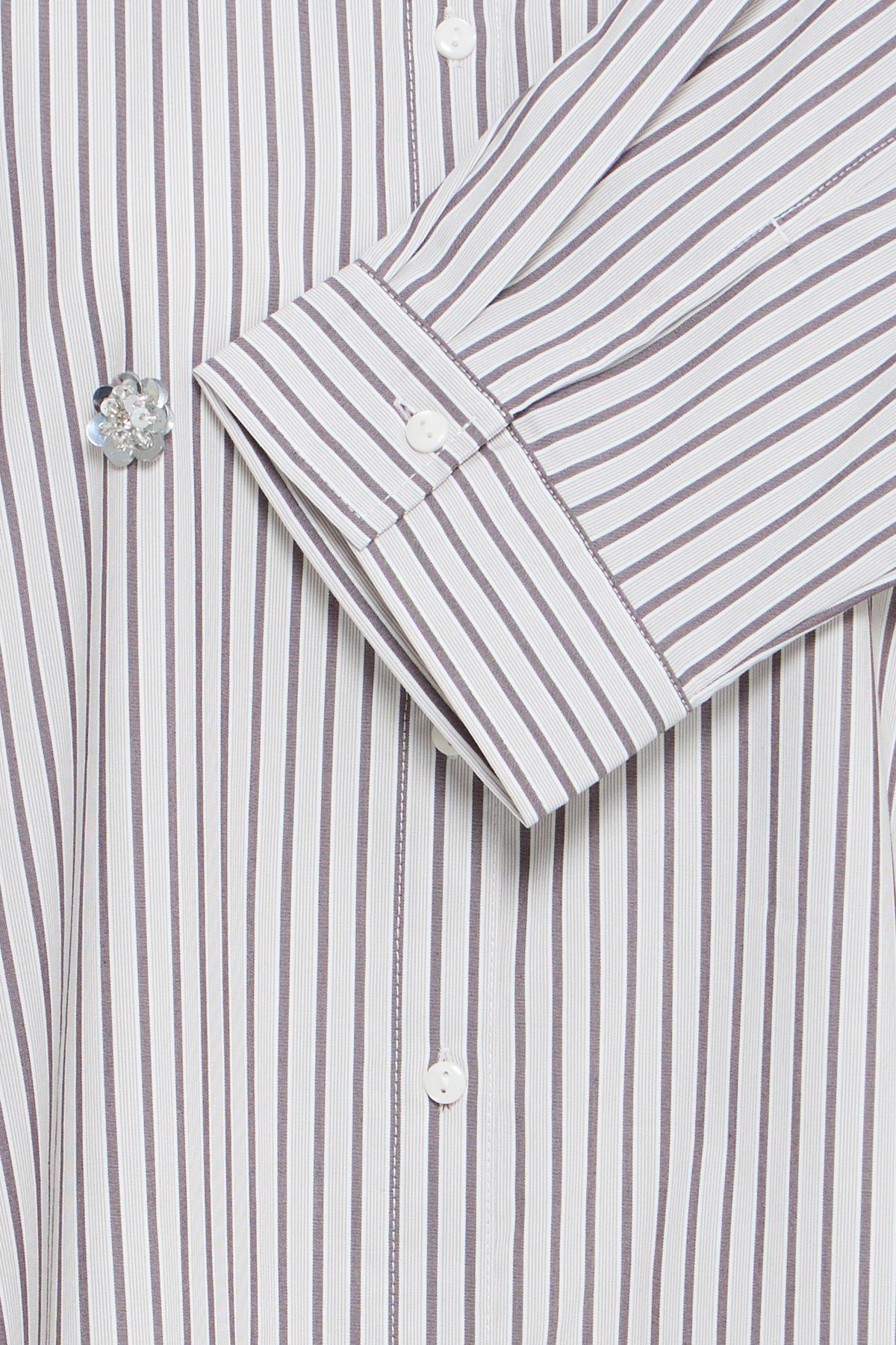 Ihjanine Shirt - Grey Stripe Detail