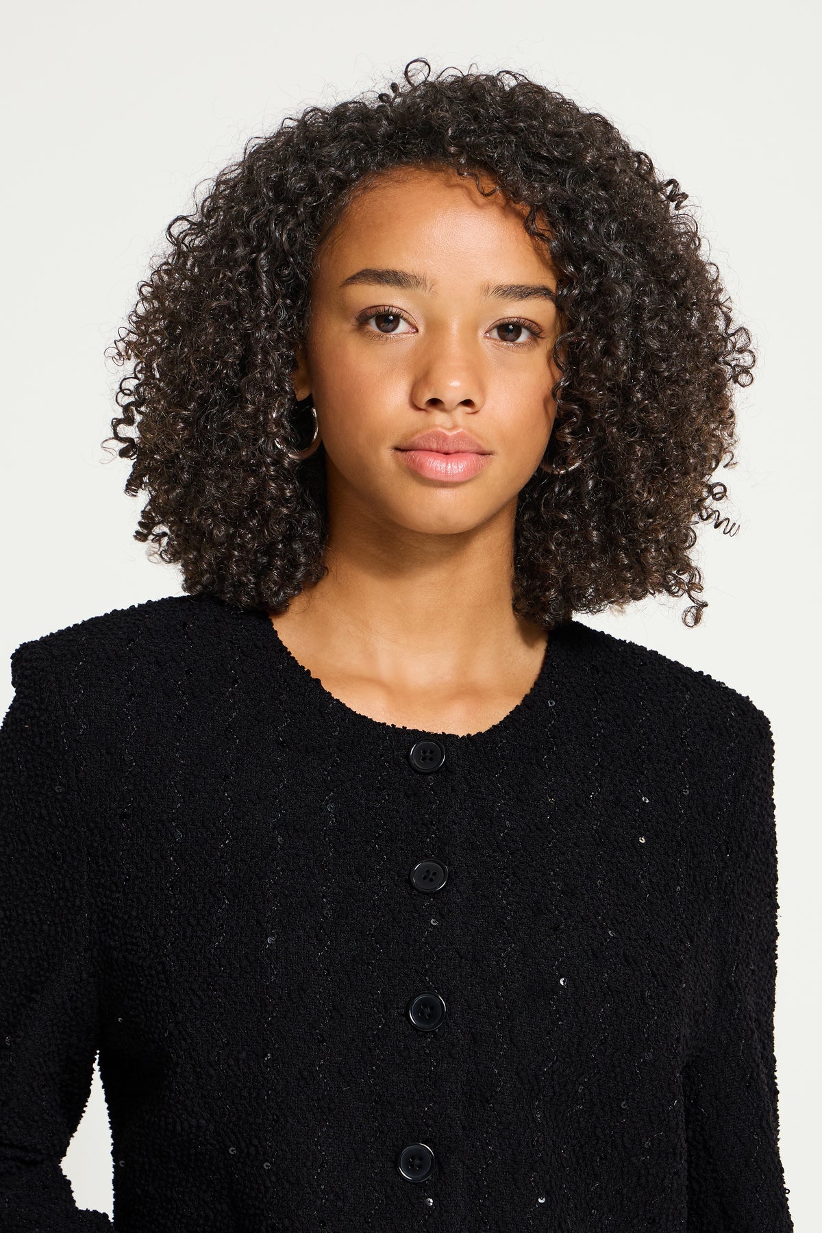Ihninky Jacket - Black Lace Sequin