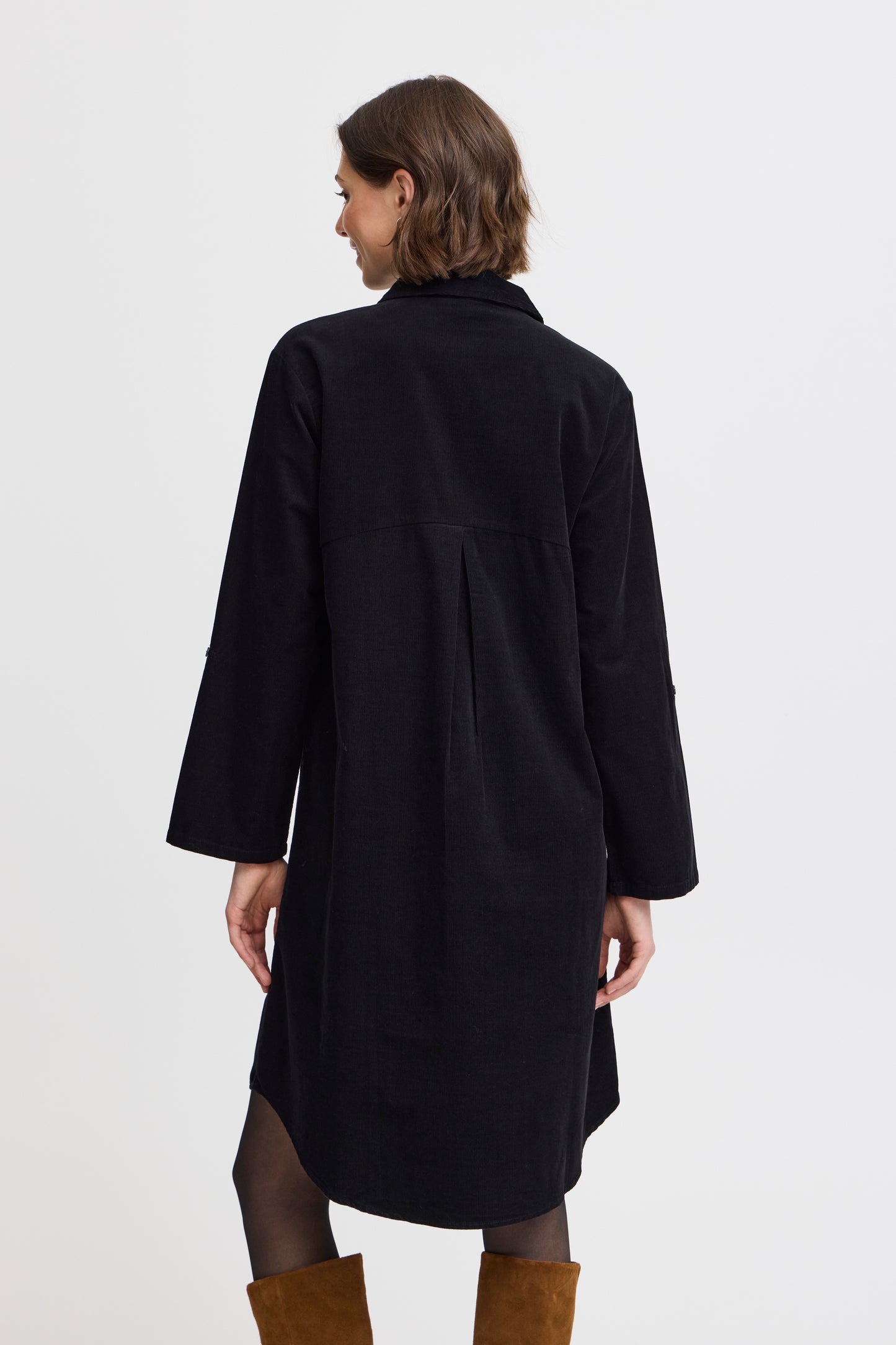 Frcory Cord Dress - Black