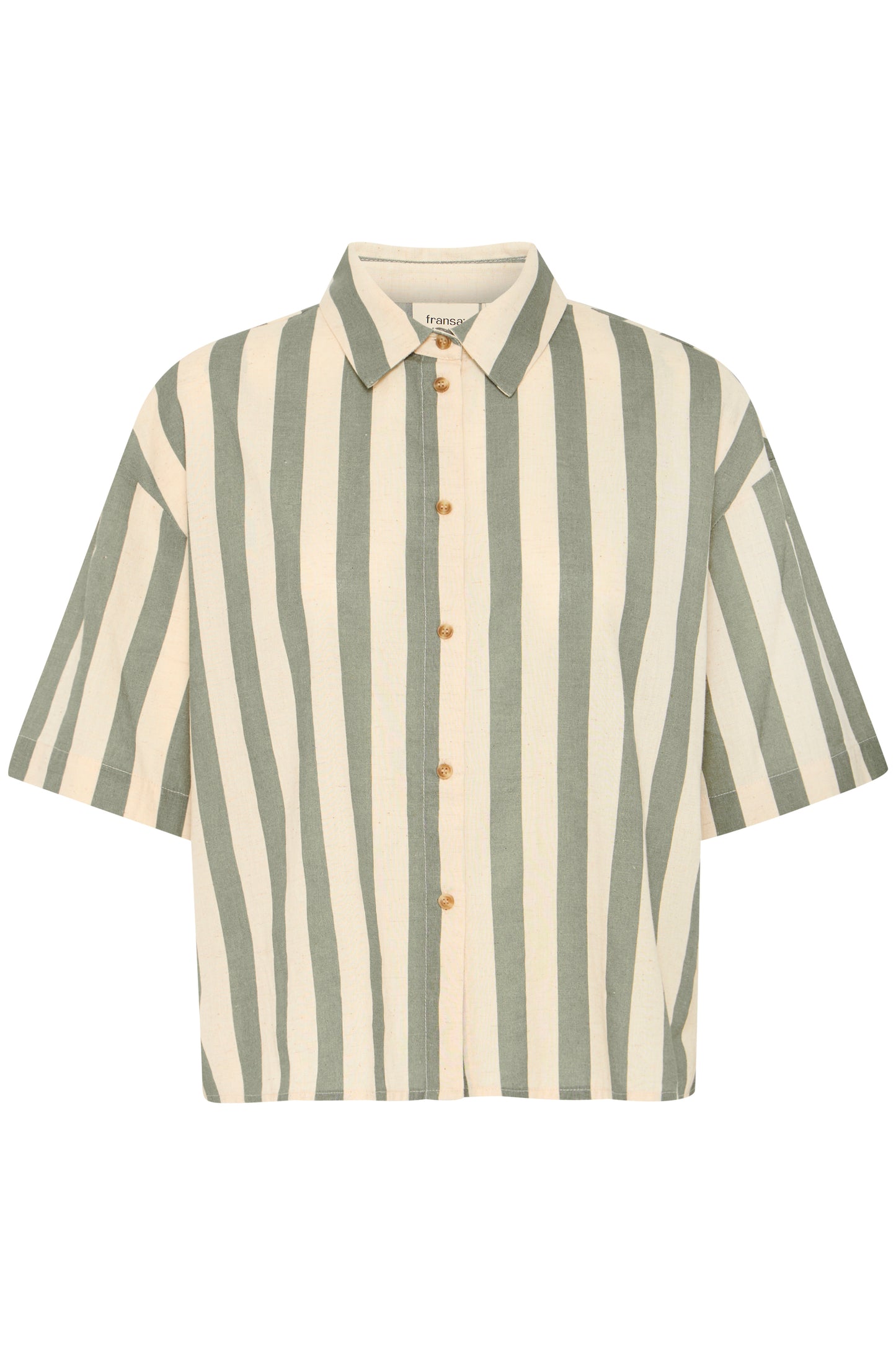 Frmaddie Shirt Green Stripe