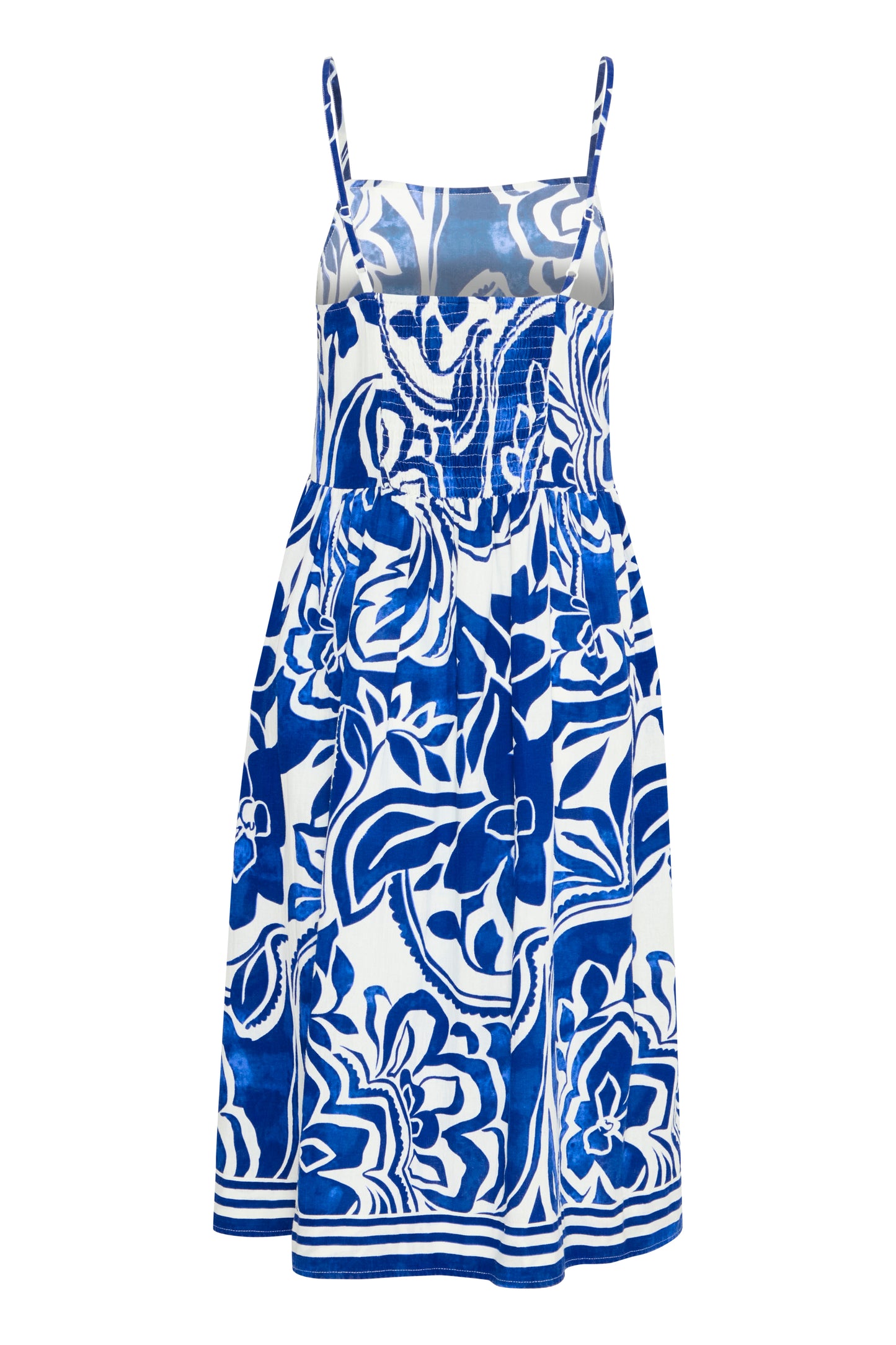 Frcora Blue and White Patterned Dress