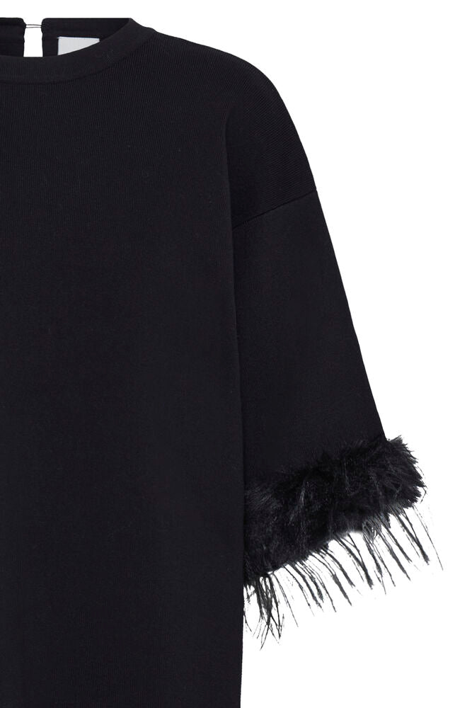 Ihdalise Dress - Black Feather