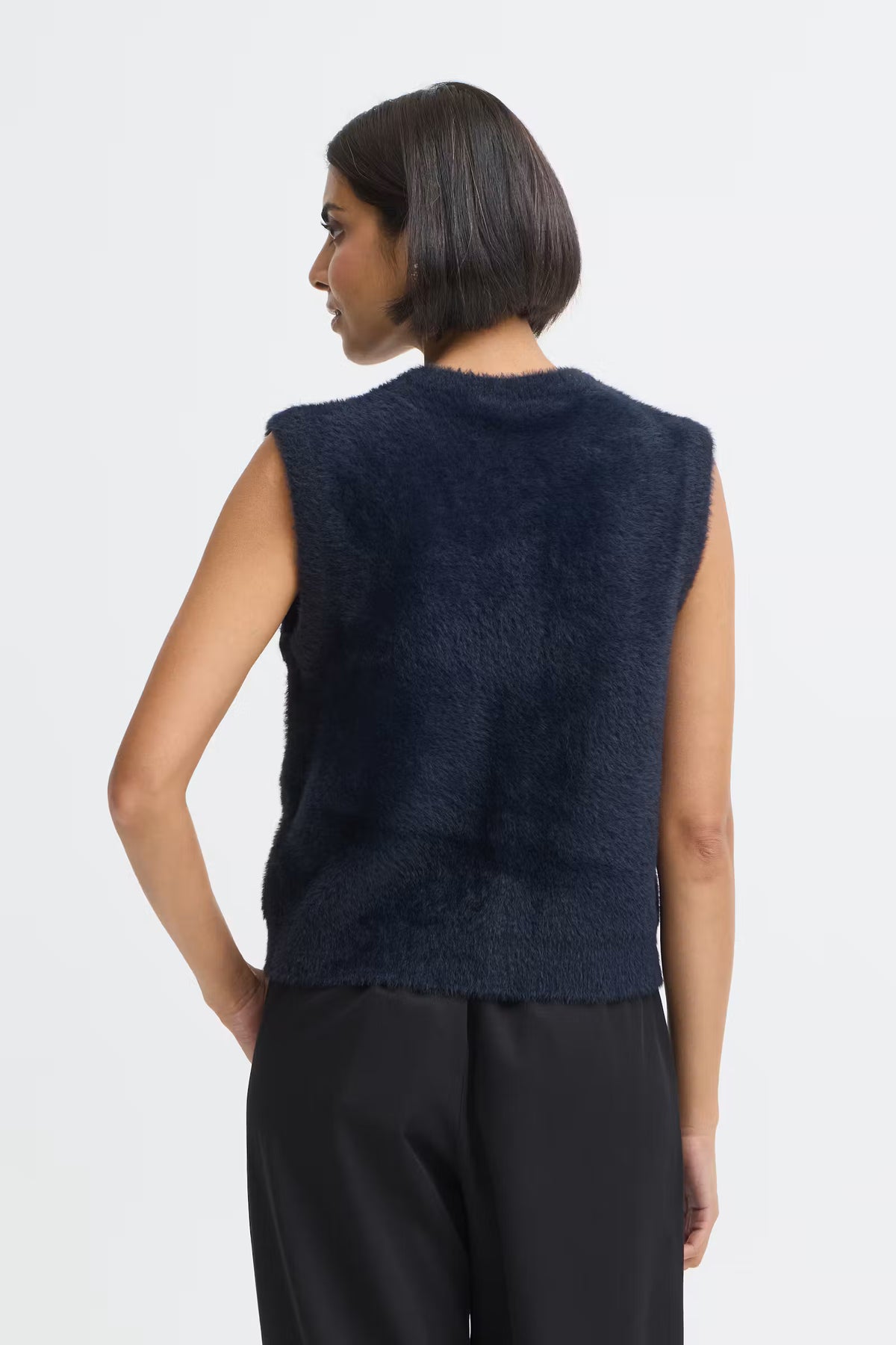 Frlilbeth Waistcoat- Navy Blue