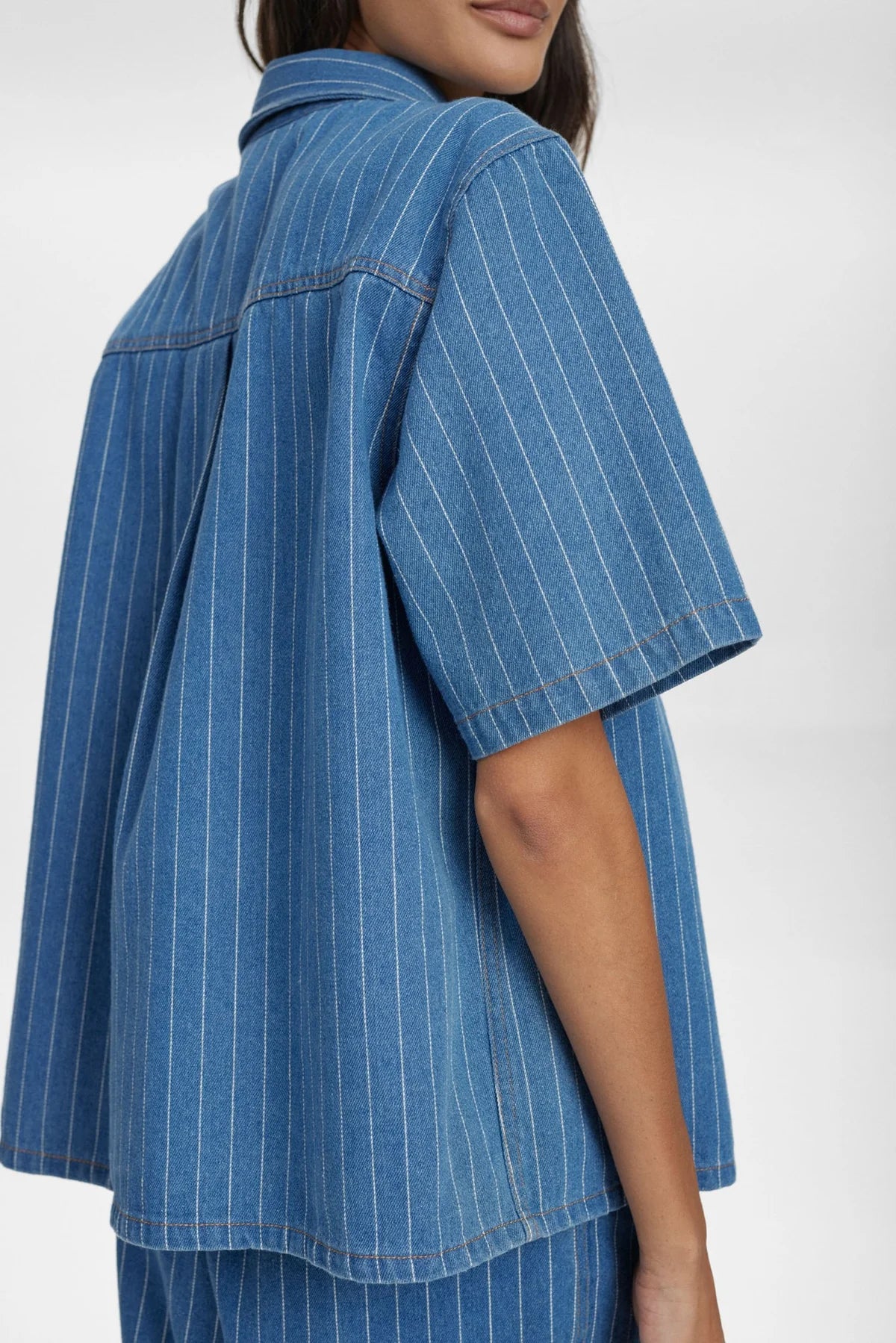 Nulucie Denim Shirt - Dark Denim Jacket