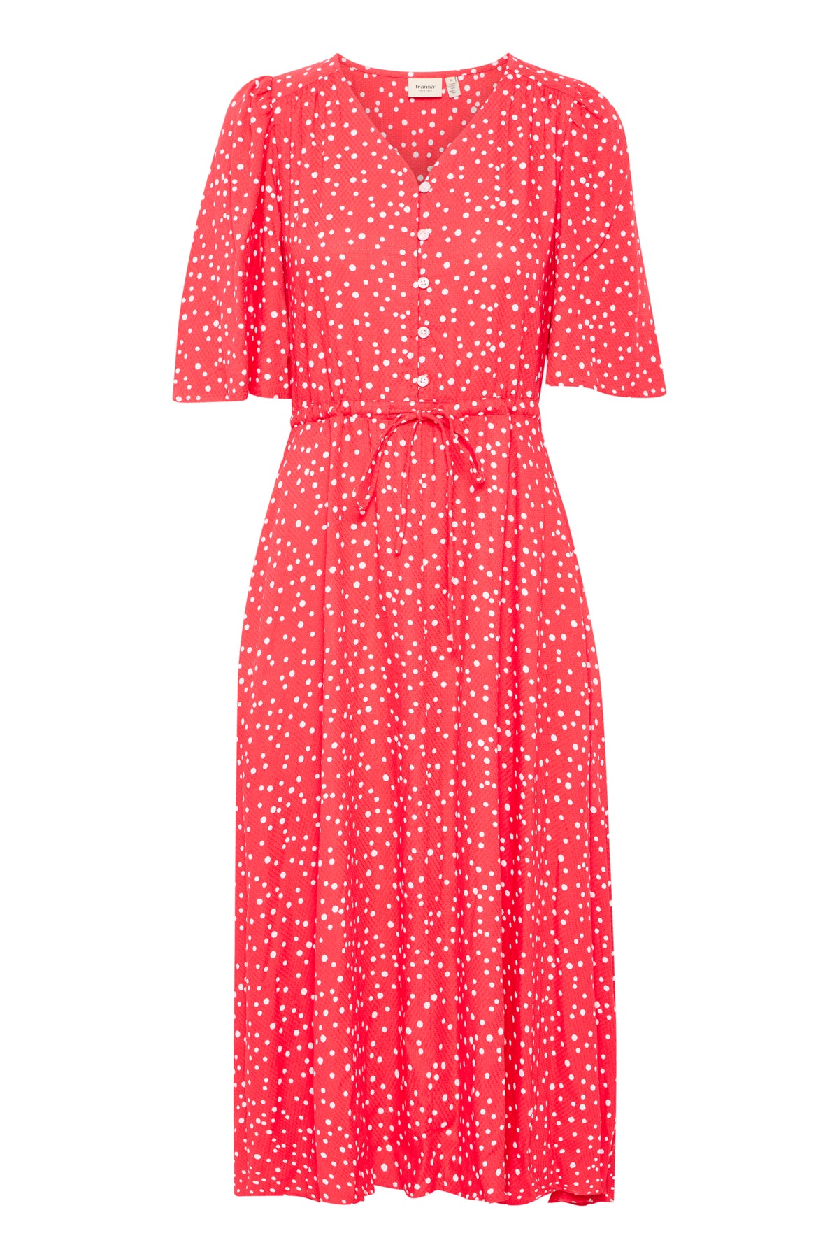 FrKamma Coral Spotty Dress
