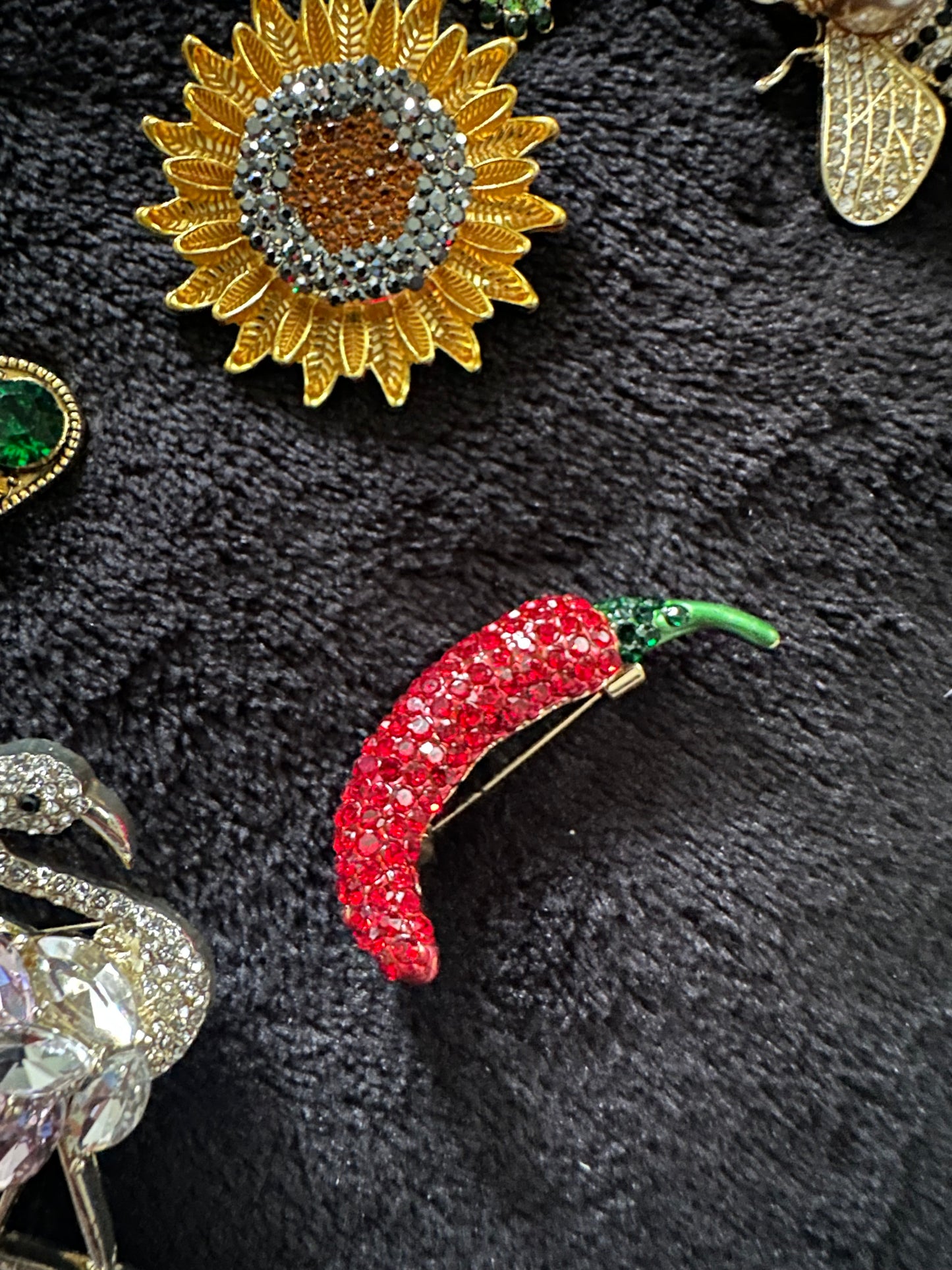 Sparkly Brooches
