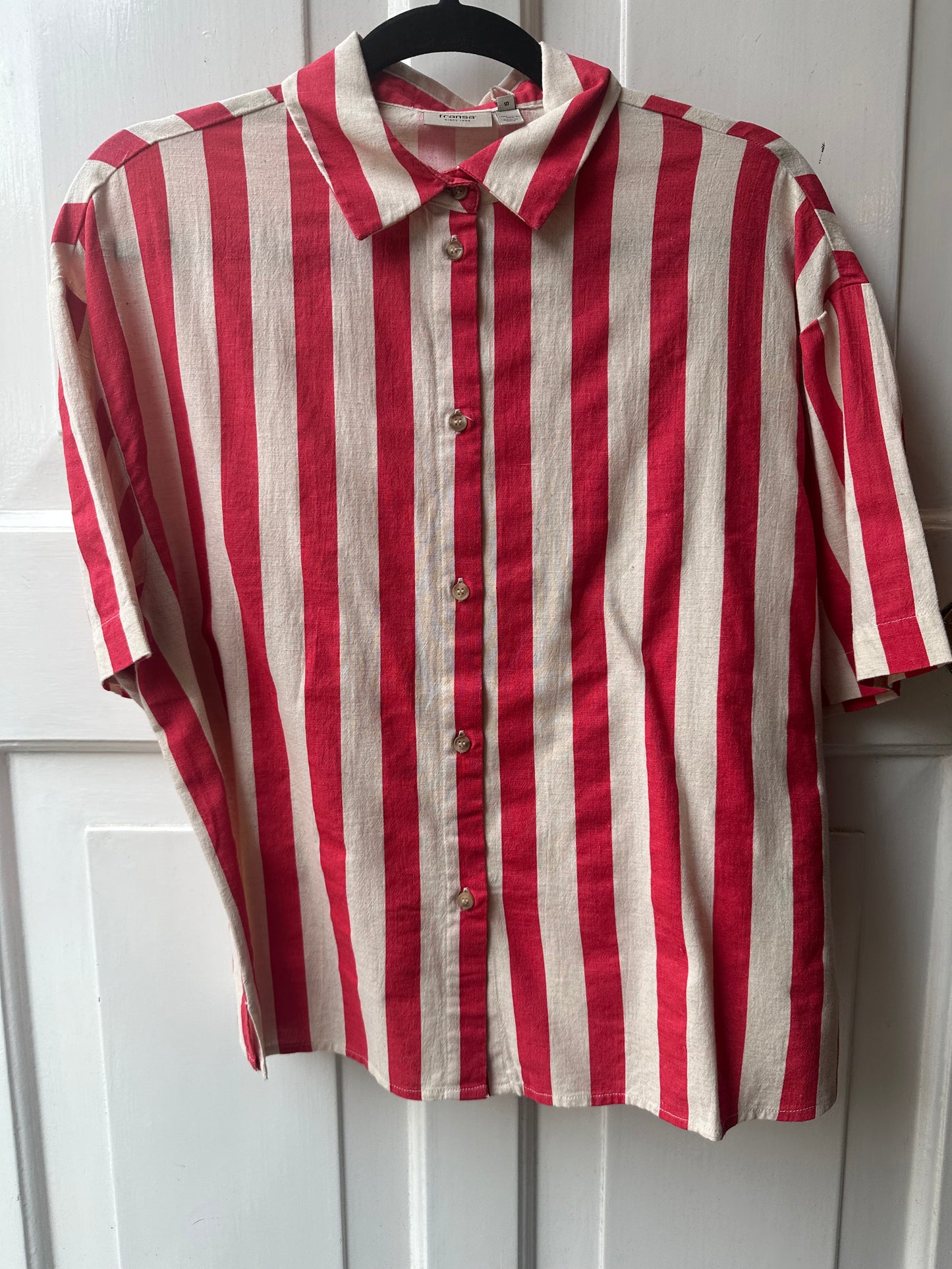 Frmaddie Shirt Raspberry Teaberry Stripe