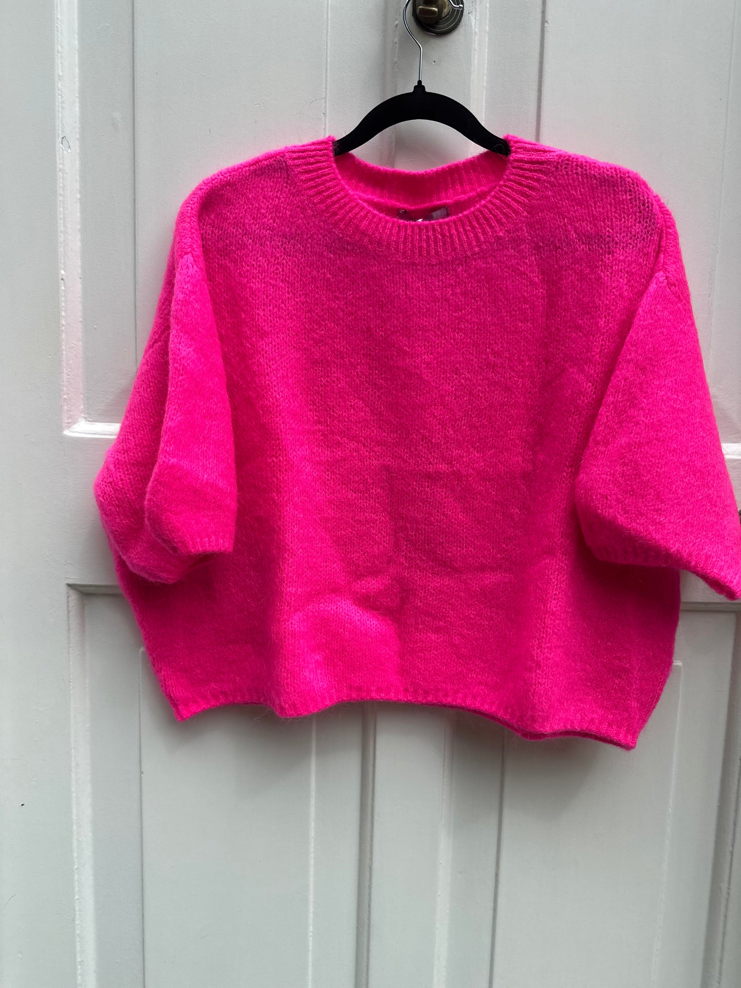 Mohair Short Sleeve Jumper