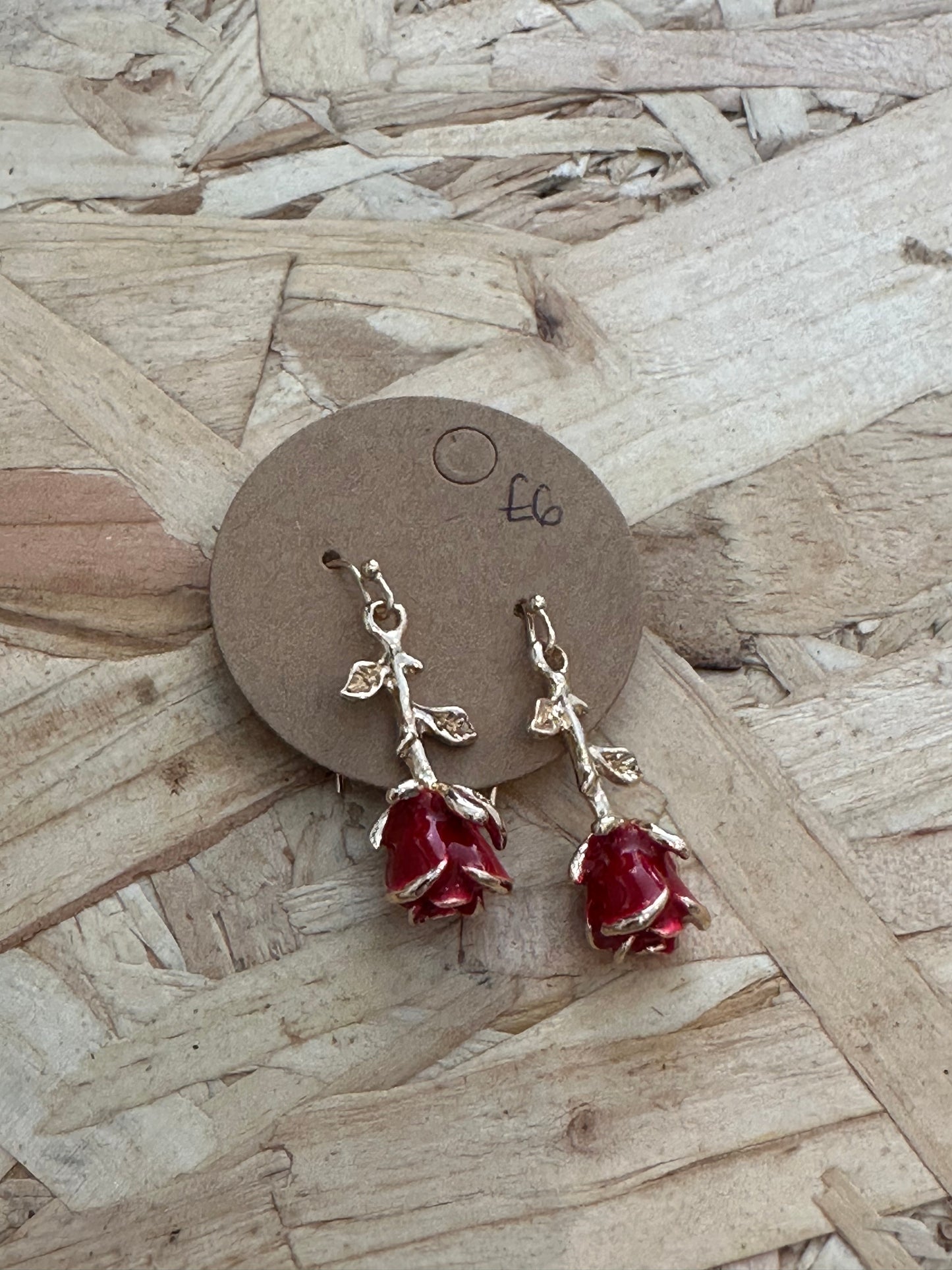 Rose Drop Earrings