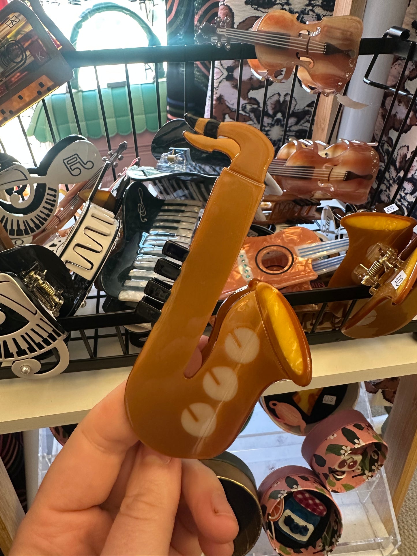 Saxophone Music Hair Claw