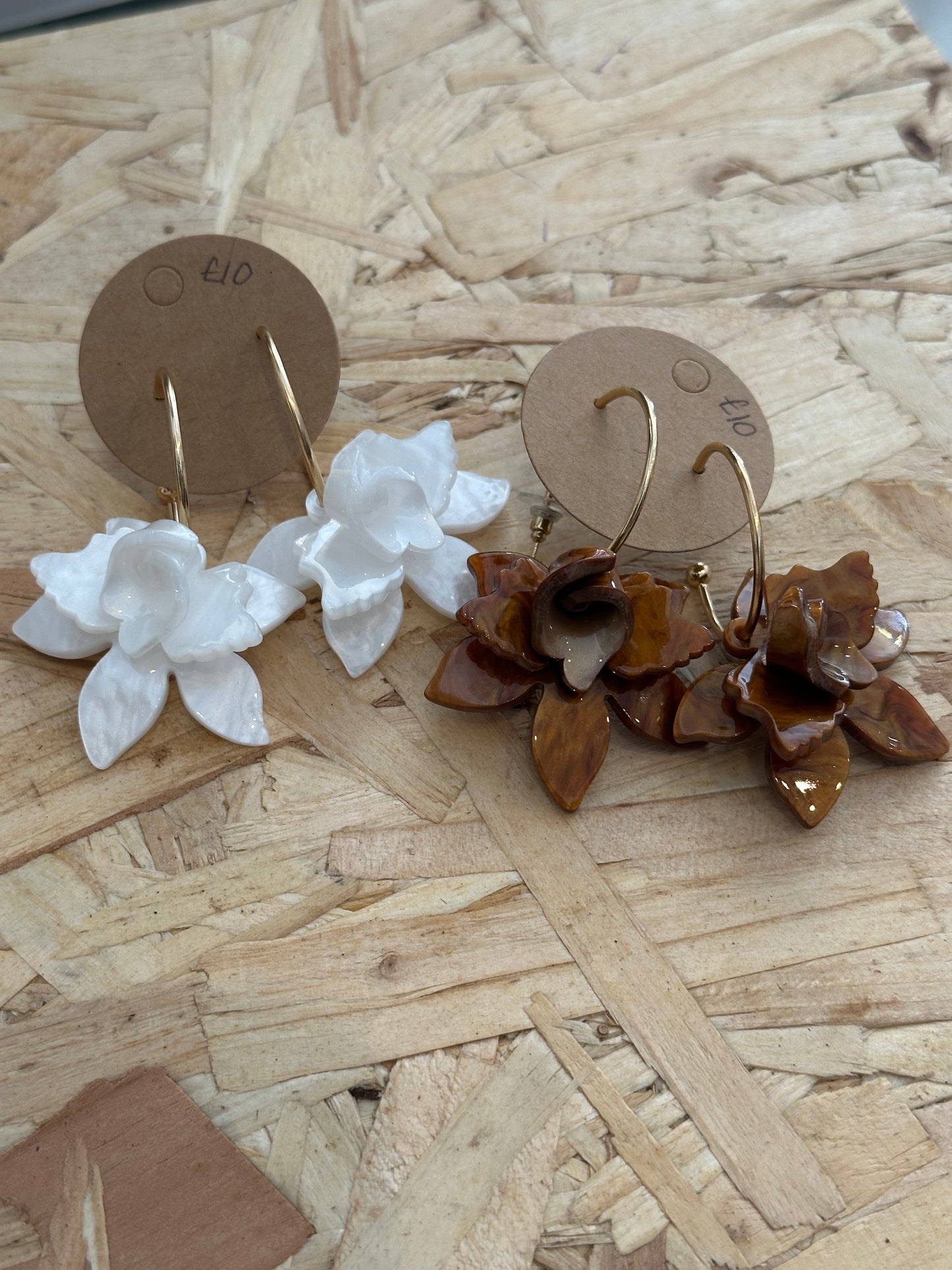 Chunky Flower Earrings