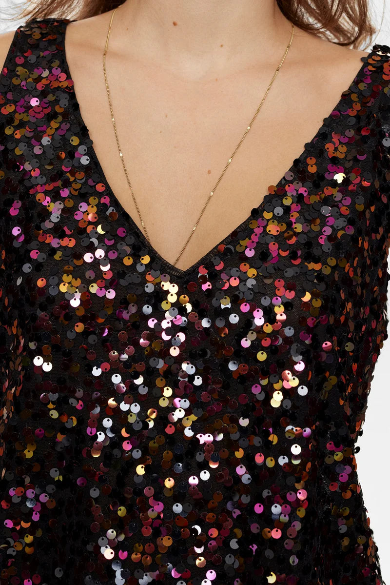 Nuisabell Gold Sequin Top
