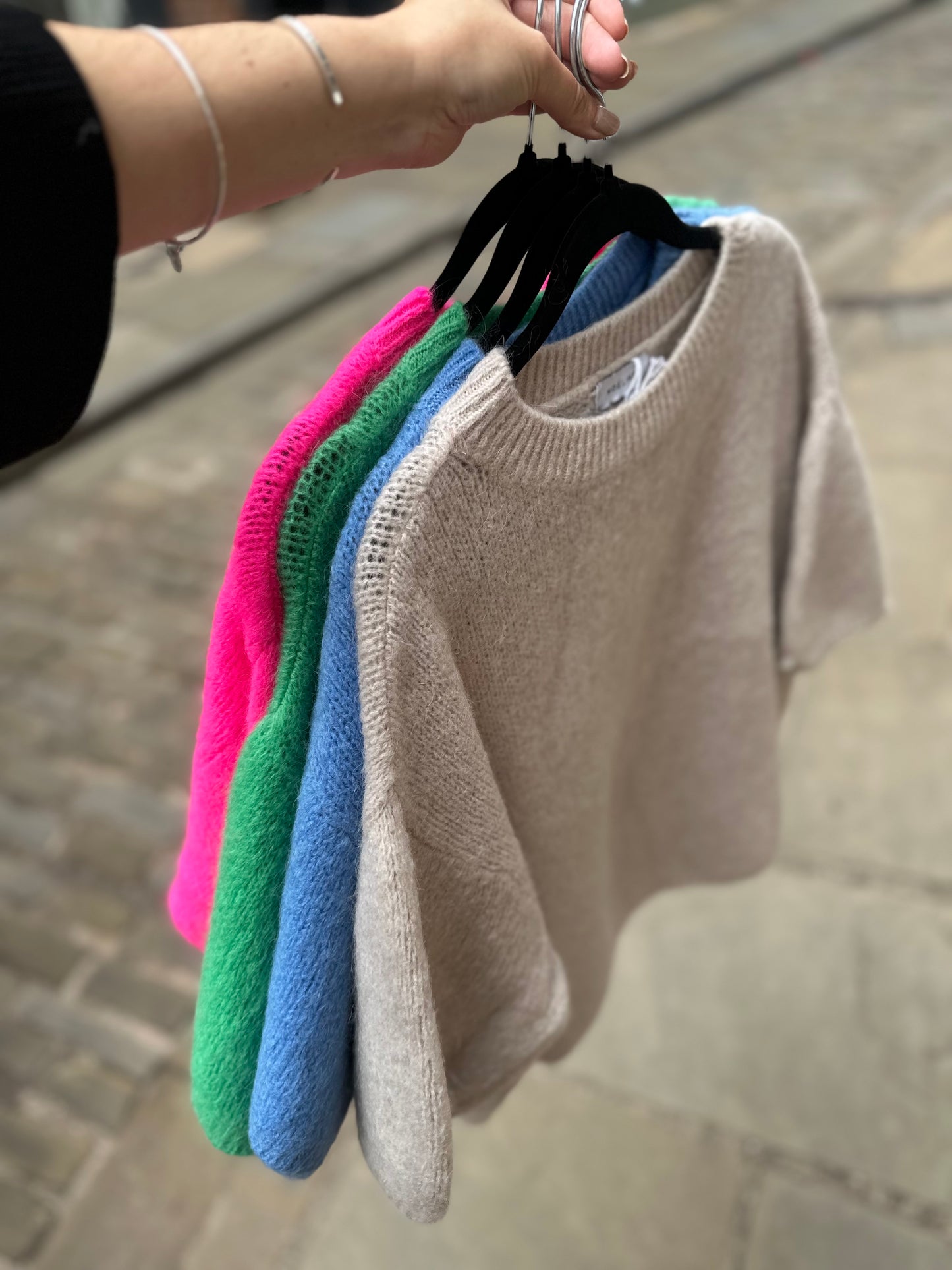 Mohair Short Sleeve Jumper