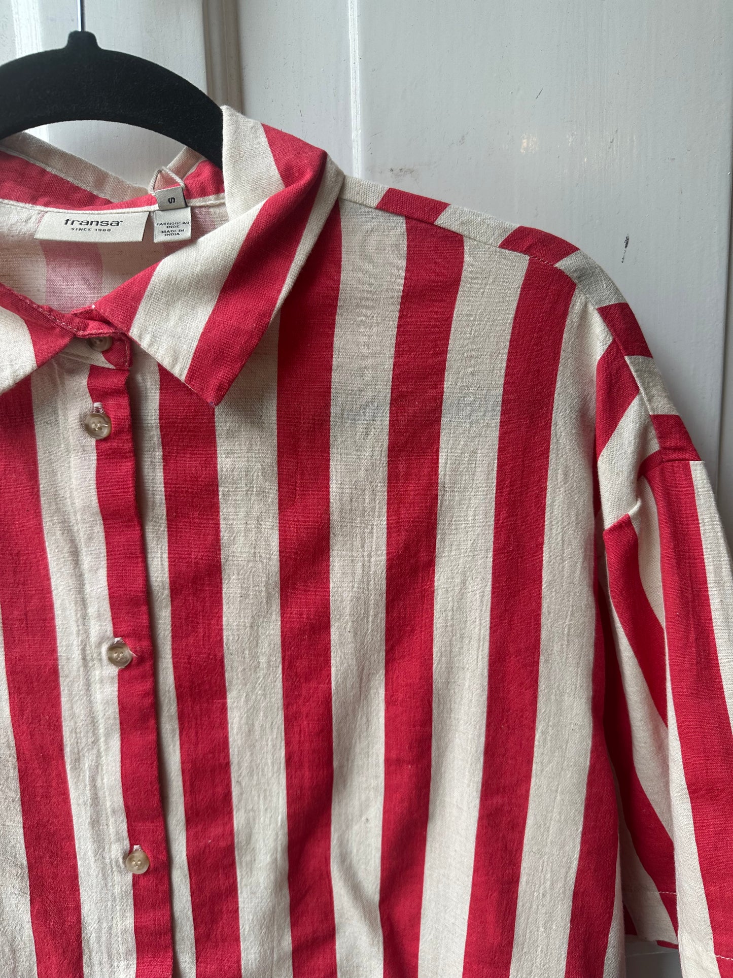 Frmaddie Shirt Raspberry Teaberry Stripe