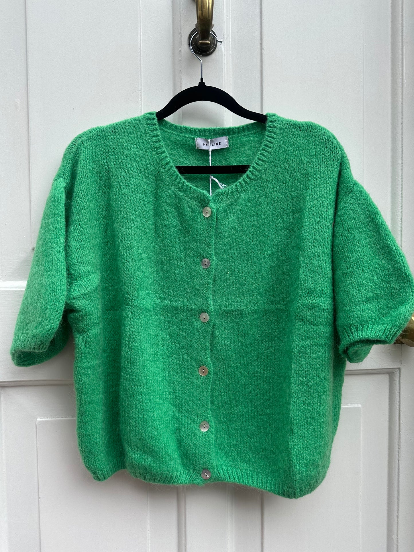 Mohair Short Sleeve Cardigan