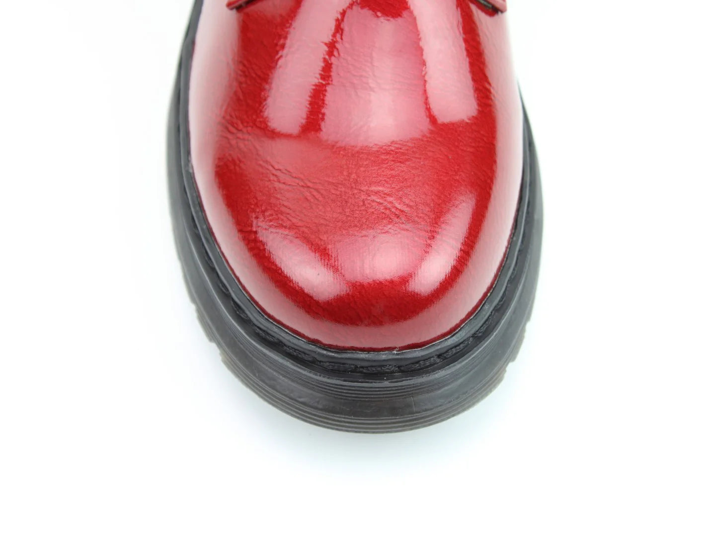 Avena Rose Boots - Red Patent