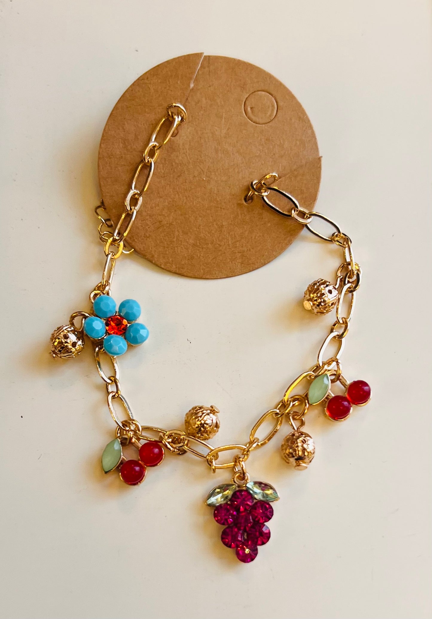 Fruit Charm Bracelet