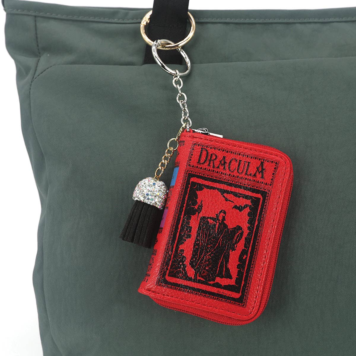 Dracula Book Bag Charm/Coin Purse