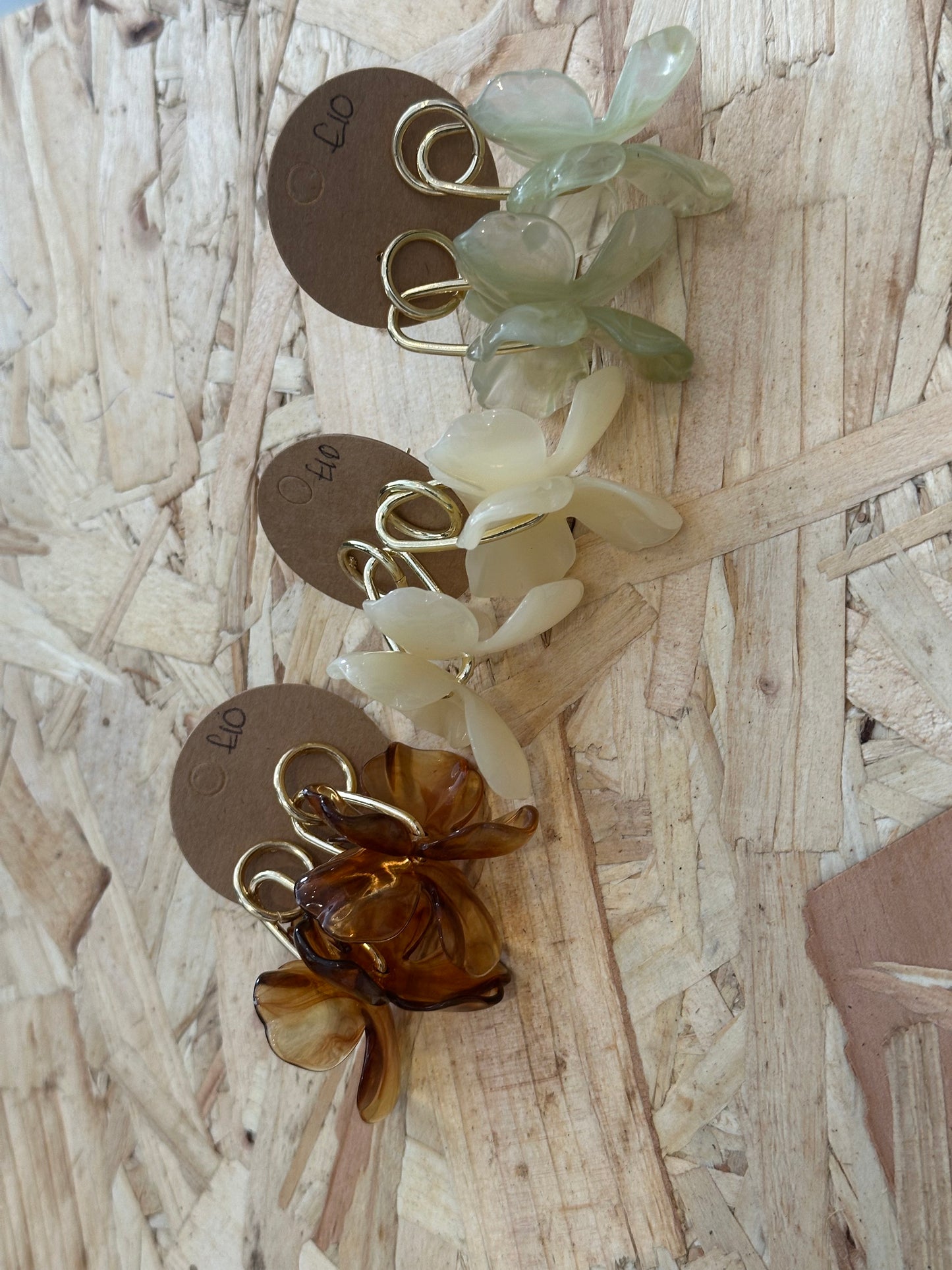 Chunky Flower Earrings