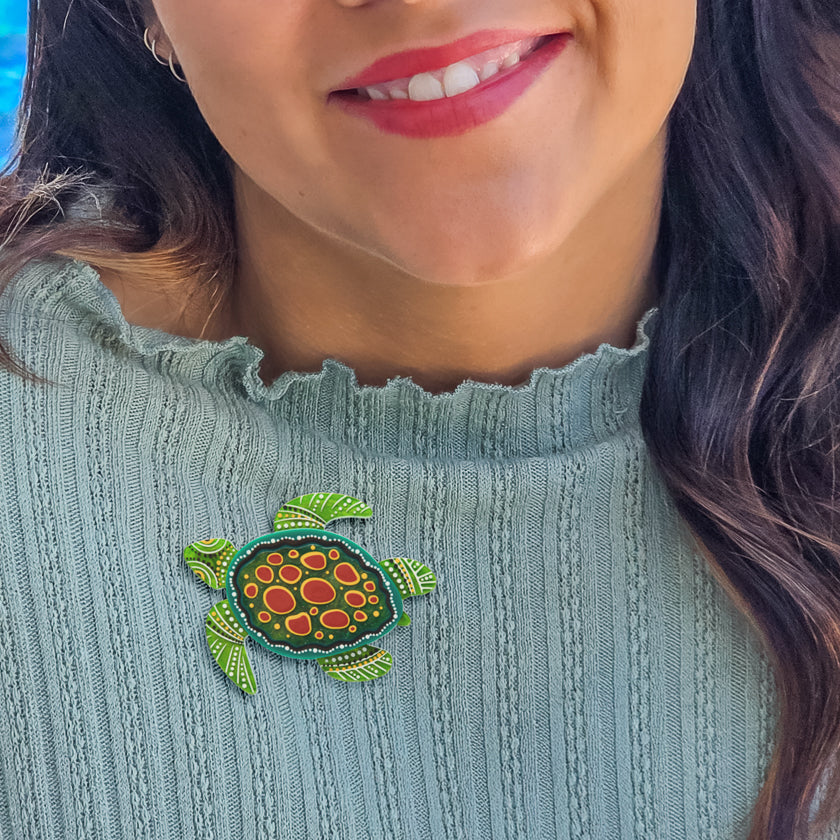 Yaunati (Turtle) Brooch