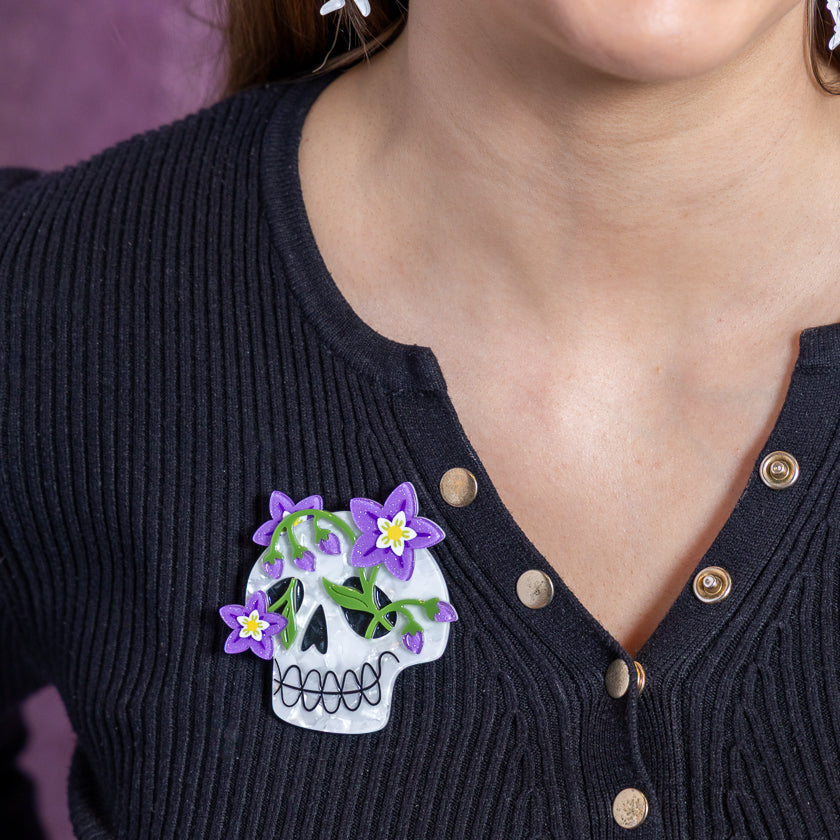 Shade of Night Brooch