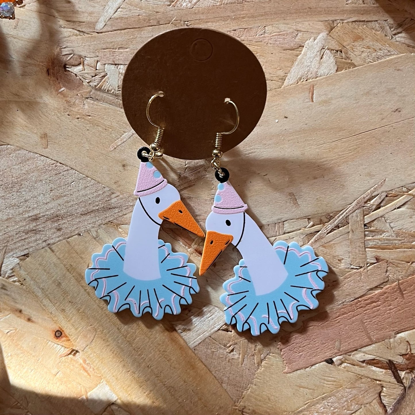 Swan Earrings