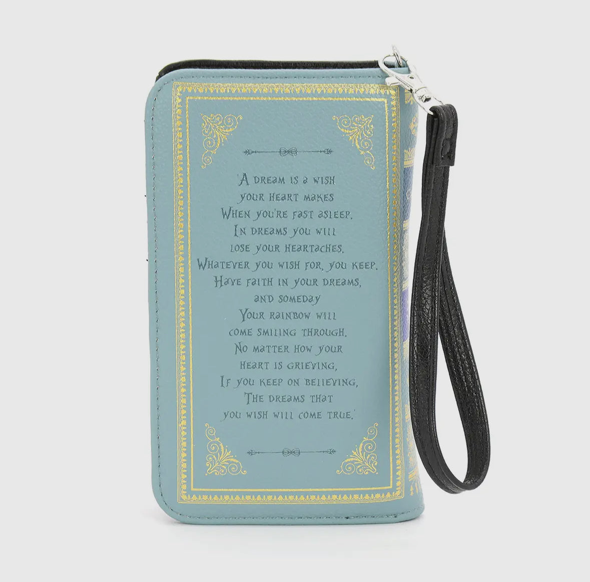 Cinderella Book Wallet Blue