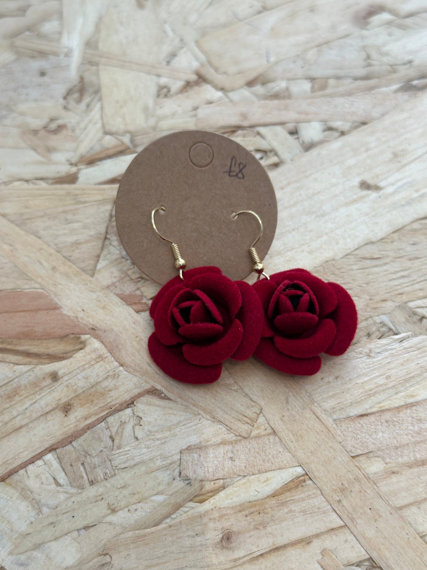 Rose Drop Earrings