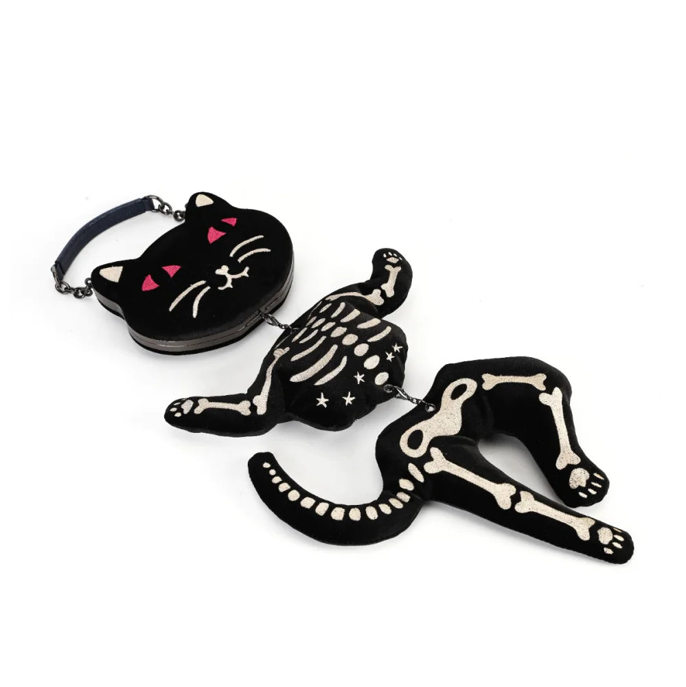Haunted Theatre Skelecat Bag