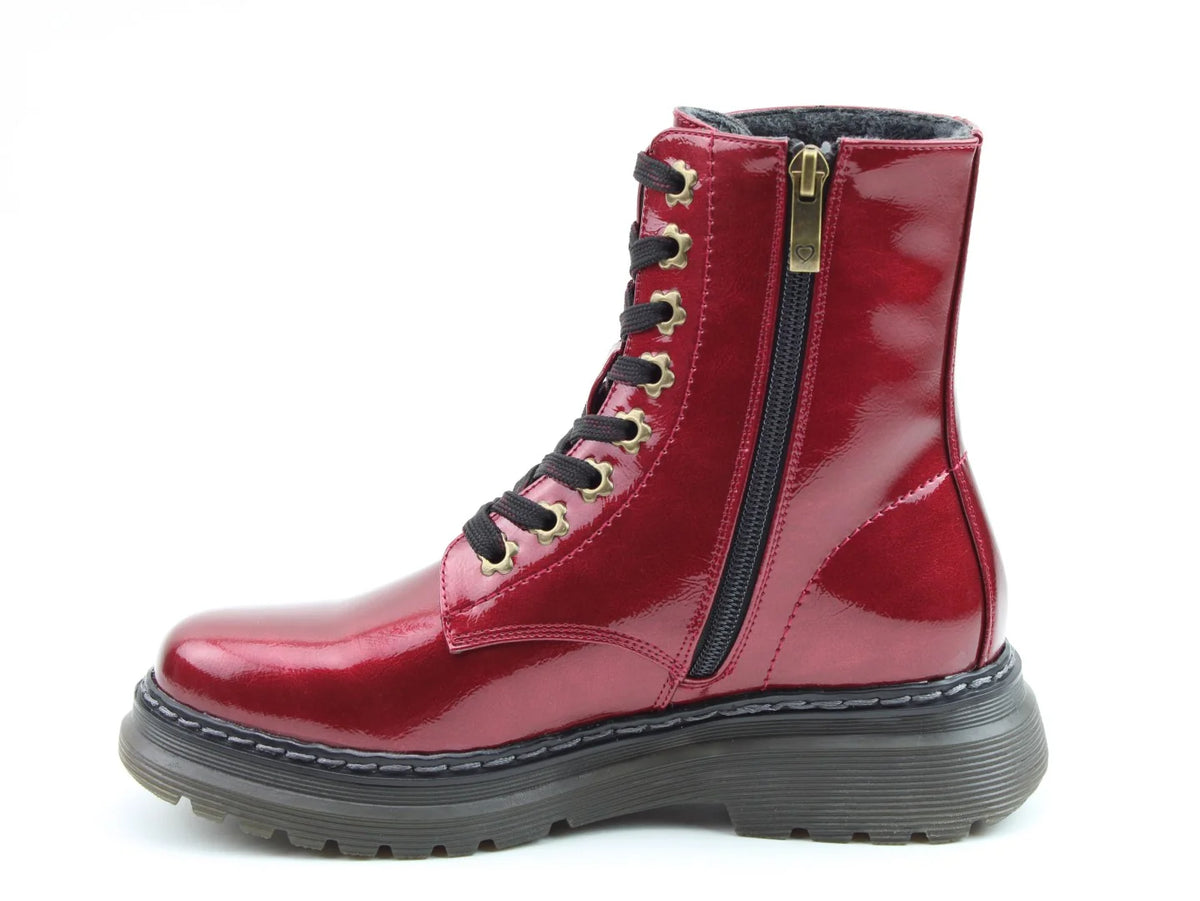 Eva Boots - Red Patent