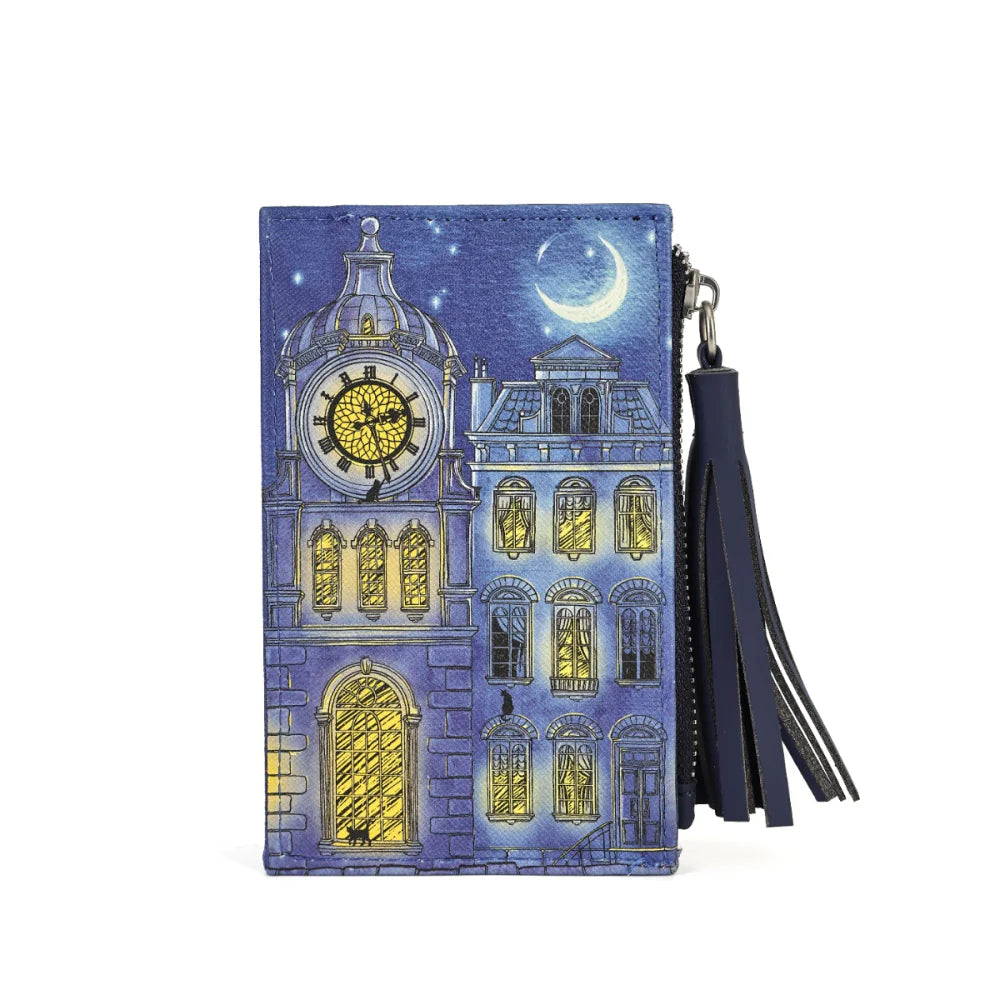 Cats In The City Zipper Card Coin Purse