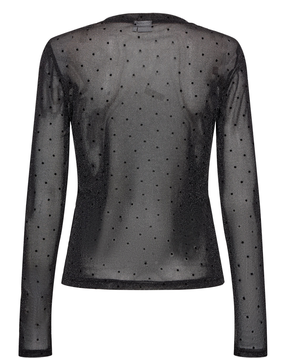 NUSHANTA BLOUSE - Black Lace Sheer Top