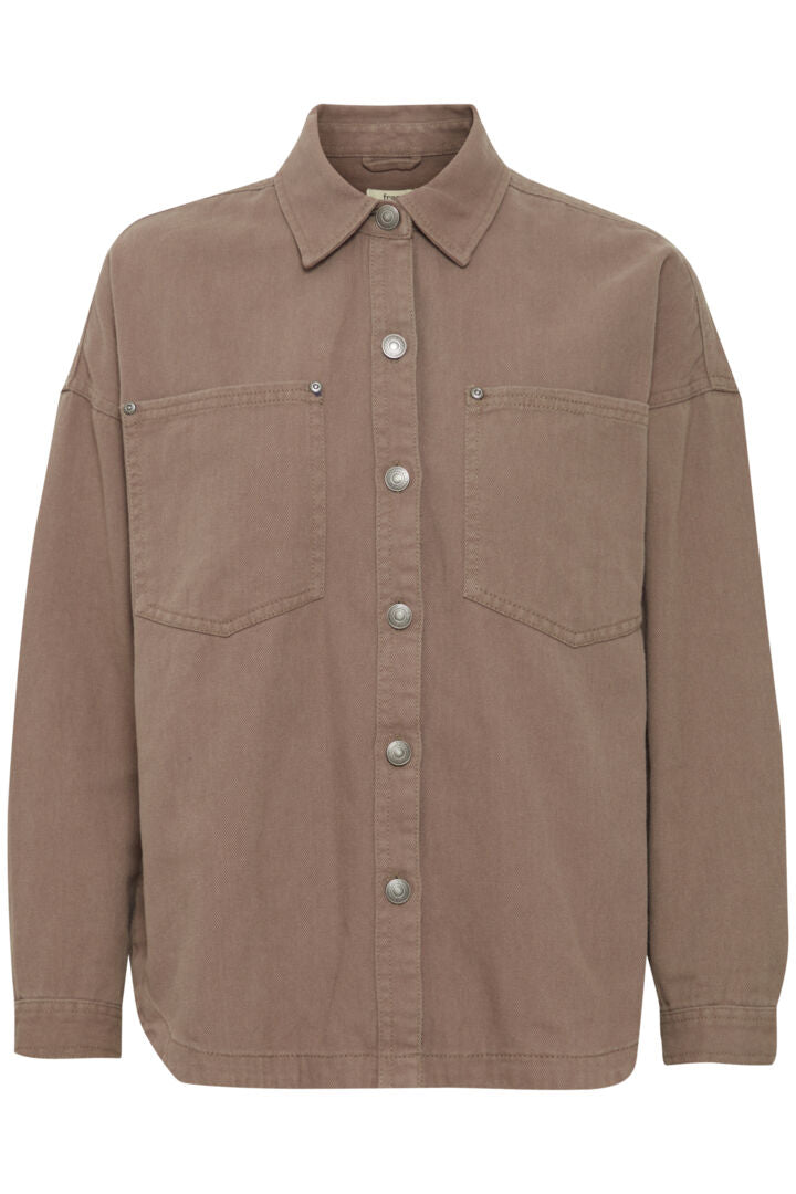 Fryrsa Denim Jacket Walnut