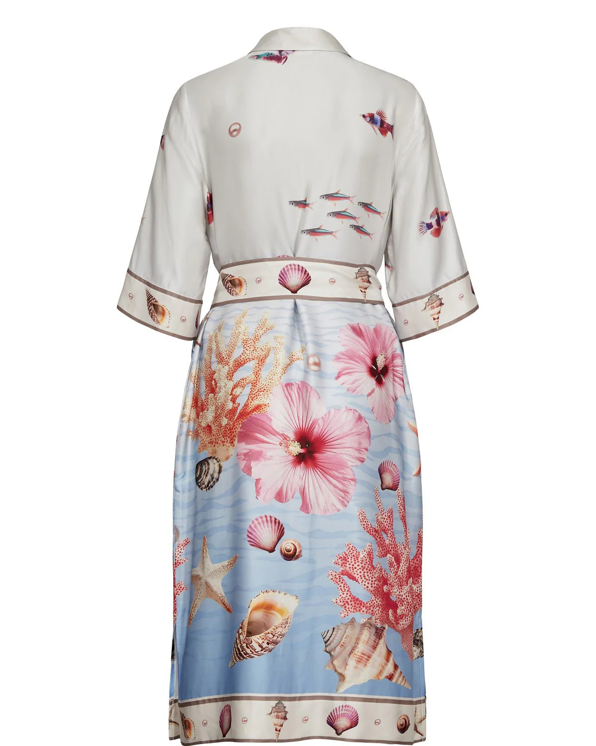 NUOCEANA SHIRT DRESS - Skyway