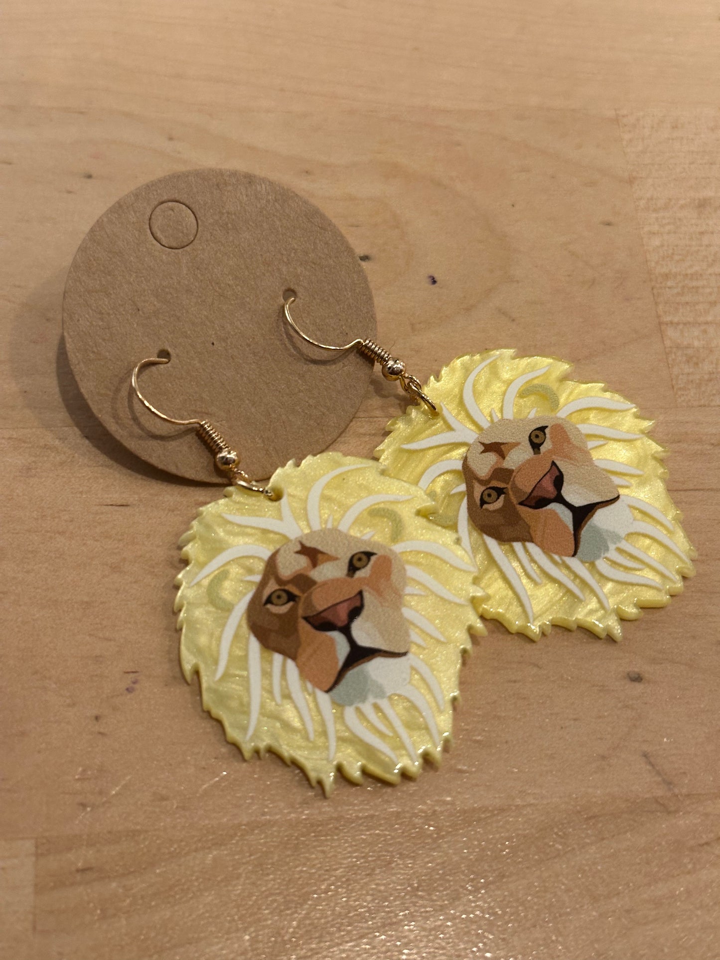 Lion Earrings